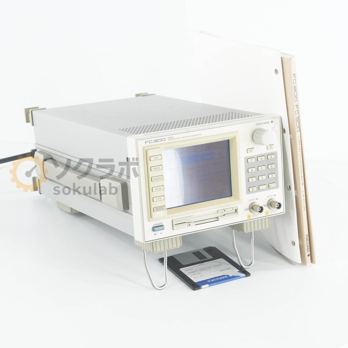 【中古】[DW]8日保証 07/2024CAL YOKOGAWA FG300 706122-M SYNTHESIZED FUNCTION GENERATOR シンセサイズドファンクションジェネレ...[08183-0222]