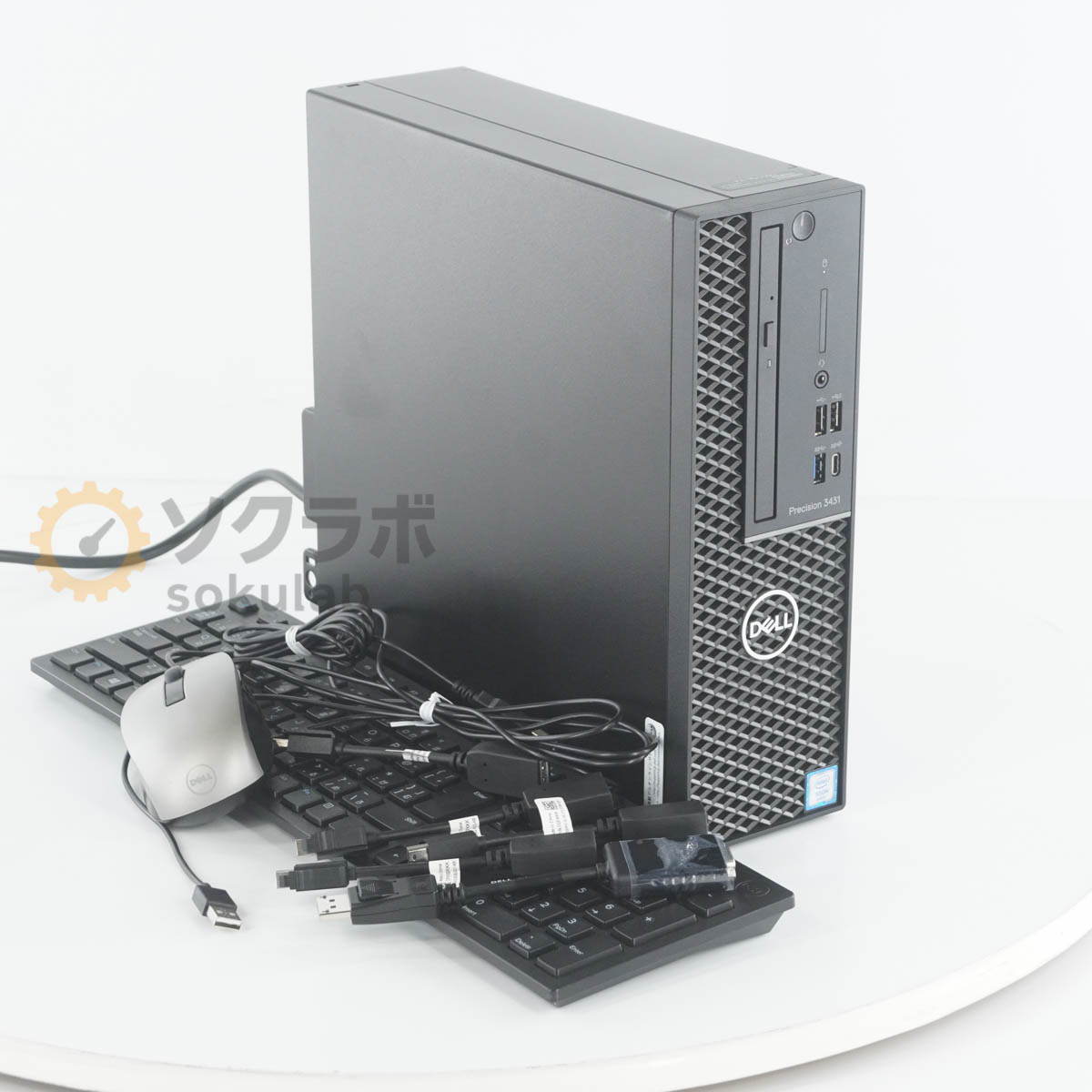 【中古】[PG]8日保証 DELL Precision 3431 Xeon E-2224 3.40GHz/16GB/HDD1TB/Win10/Quadro P620 PC パソコン 電源コード [08212-0440]