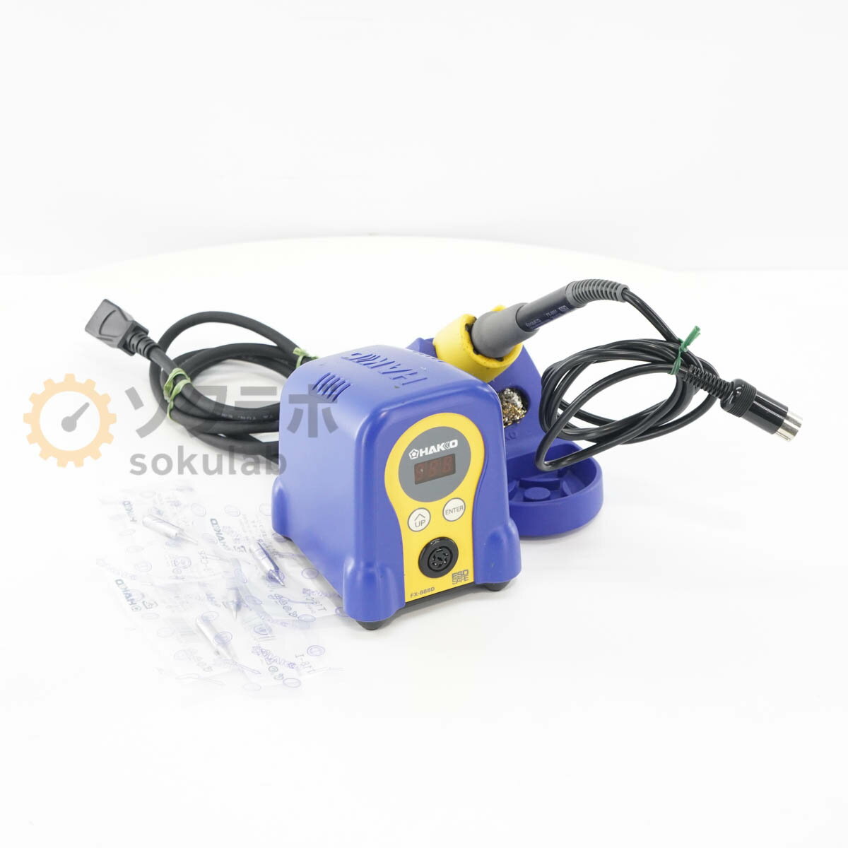 Rakuten - 【中古】[DW]8日保証 HAKKO FX-888D FX888D-01BY 半田ごて はんだごて ステーション SOLDERING STATION FX-8801 [08224-0020]