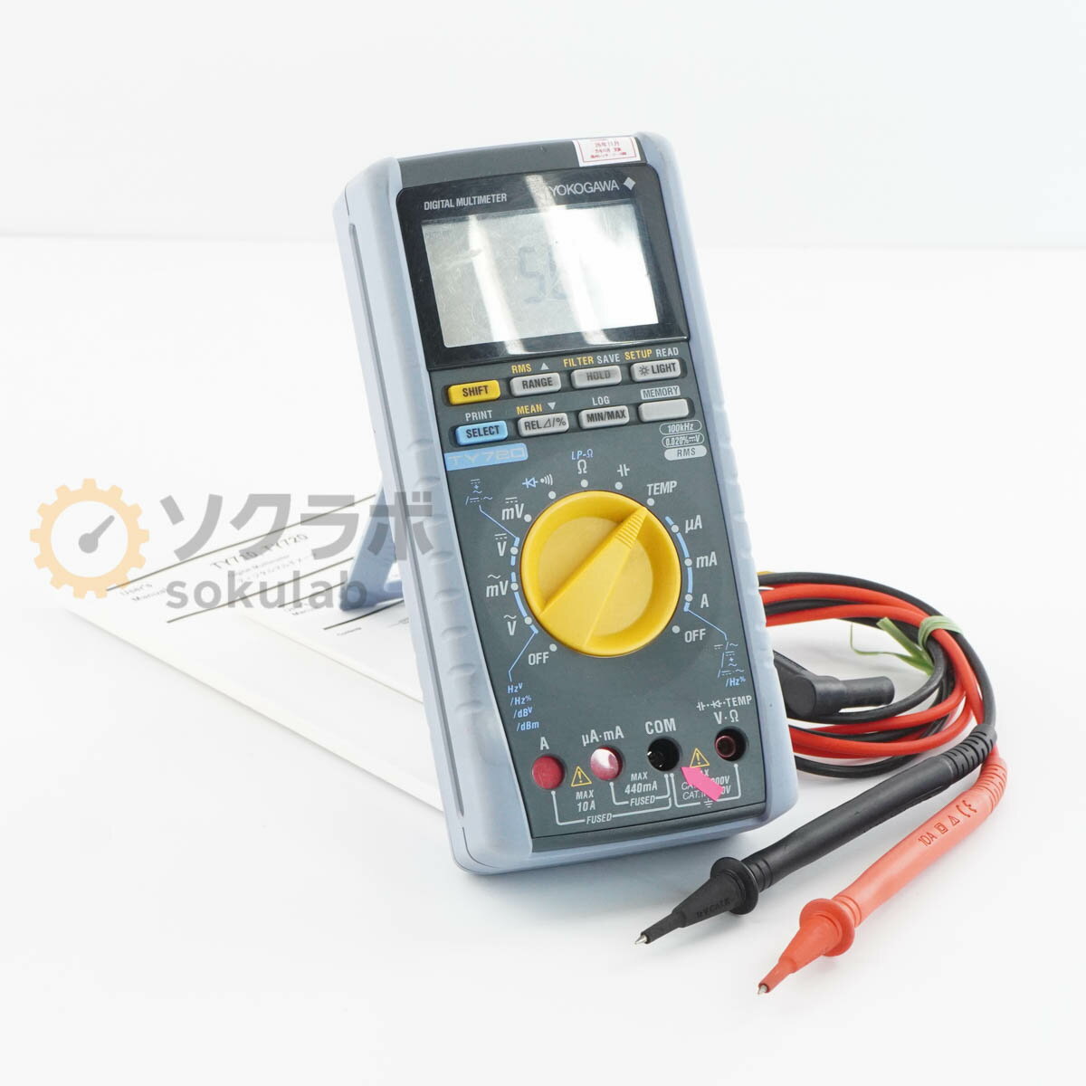 Rakuten - 【中古】[DW]8日保証 校正2026年11月まで有効 YOKOGAWA TY720 DMM DIGITAL MULTIMETER デジタルマルチメーター 取扱説明書 [08183-0249]