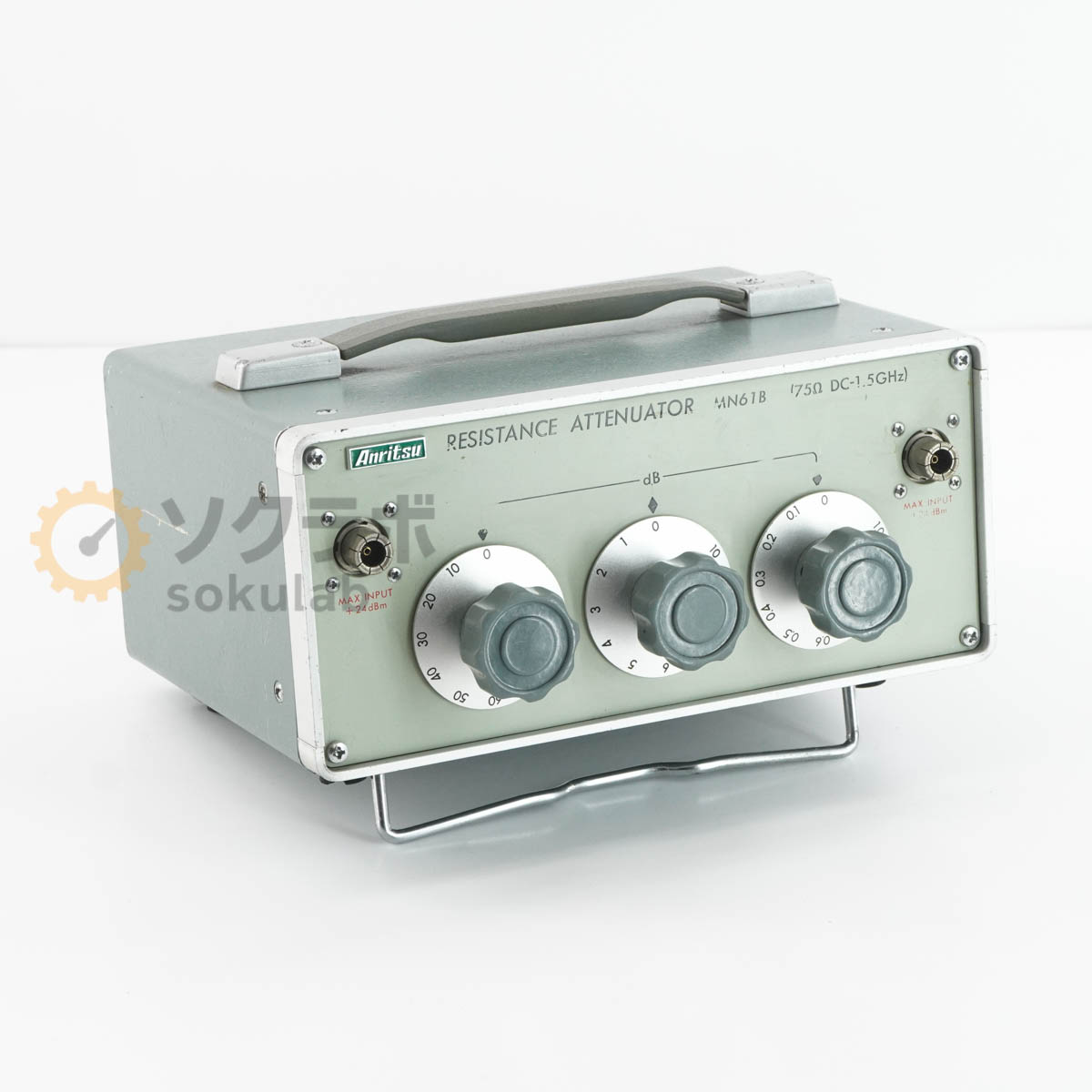 8日保証 Anritsu MN61B RESISTANCE ATTENUATOR アッテネーター 抵抗減衰器 75Ω DC-1.5GHz 