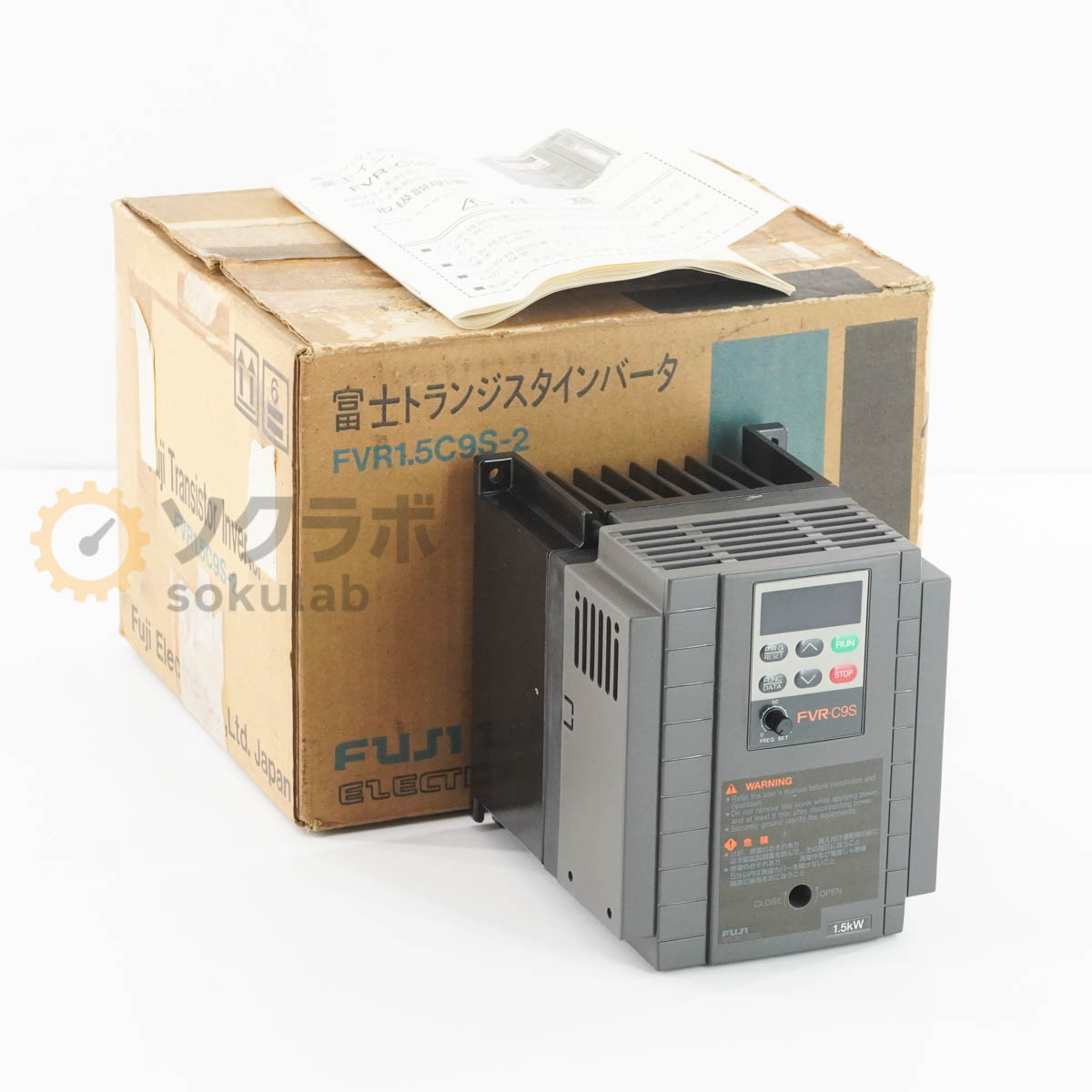 乐天商城 - 【中古】[PG]8日保証 Fuji Electric Fe FVR1.5C9S-2 FVR-C9S インバーター INVERTER 超コンパクト超低騒音形 トランジスタインバー...[08100-0037]