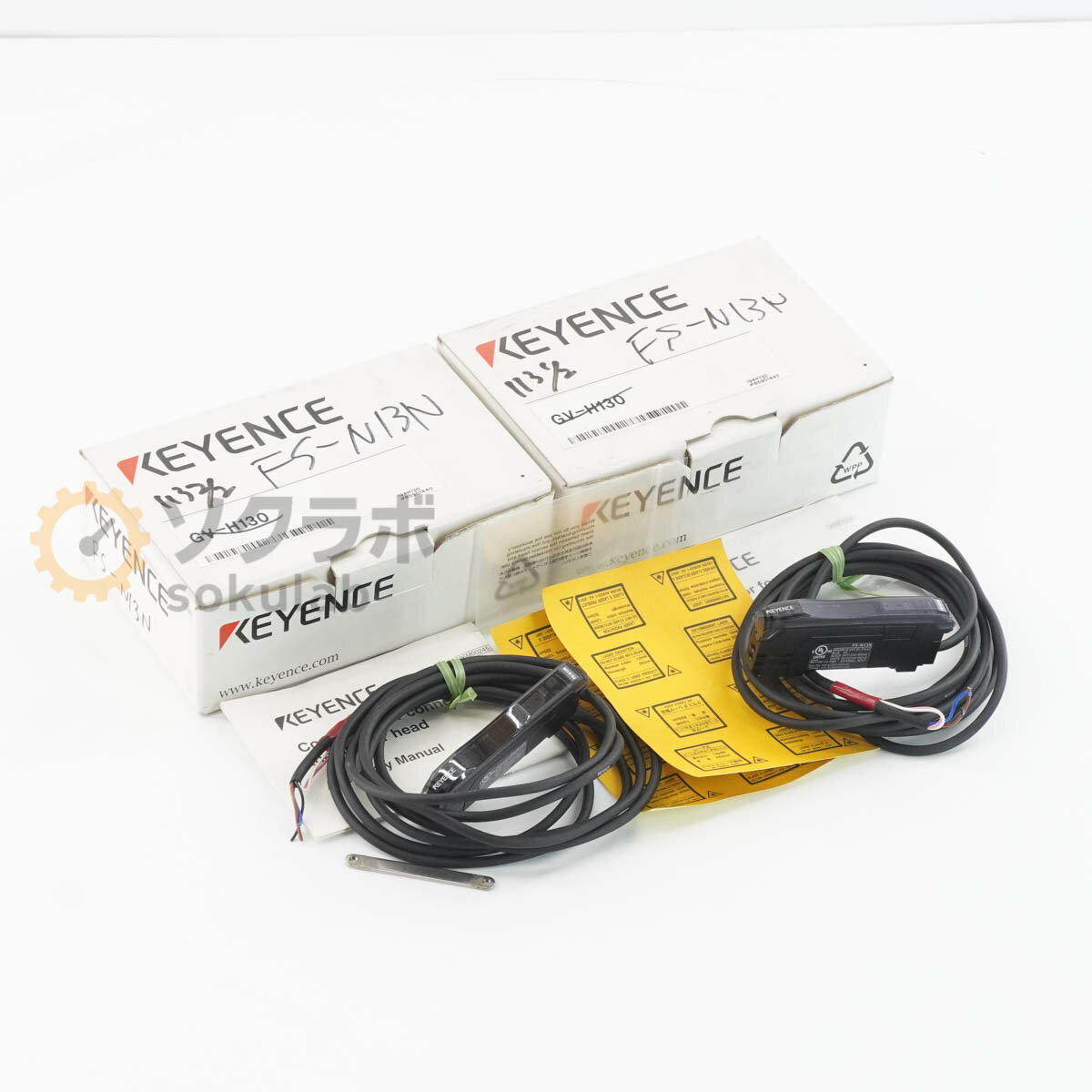 Rakuten - 【中古】[PG]8日保証 2台セット KEYENCE FS-N13N Fiber Sensor Amplifier デジタルファイバセンサ ファイバアンプ ファイバーセンサ...[08100-0040]