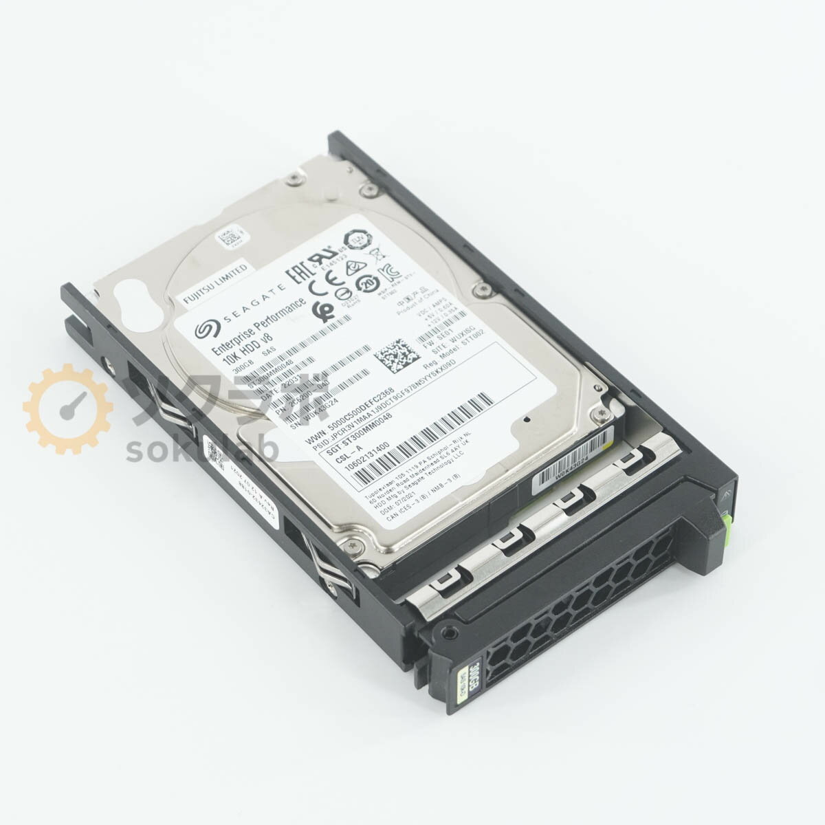 【中古】[PG]8日保証 FUJITSU ST300MM0048 PY-SH301E6 HDD 300GB SAS 10K-D v8 2.5インチ [08212-0230]