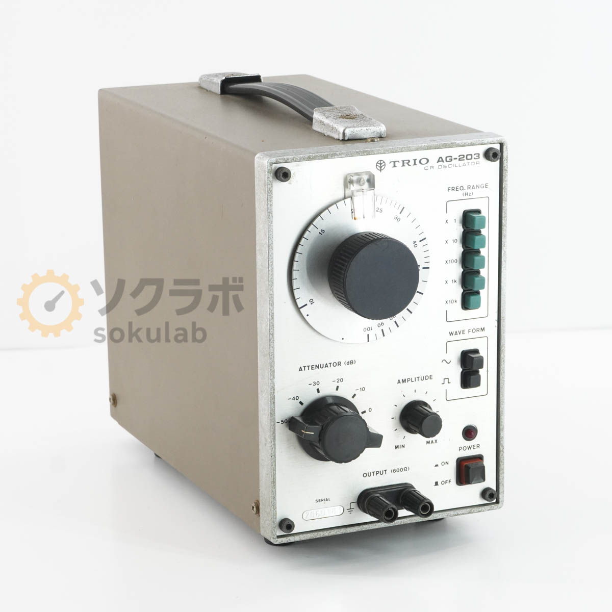 【中古】[DW]8日保証 TRIO AG-203 CR OSCILLATOR CRオシレーター 低周波発振器 [08277-0009]