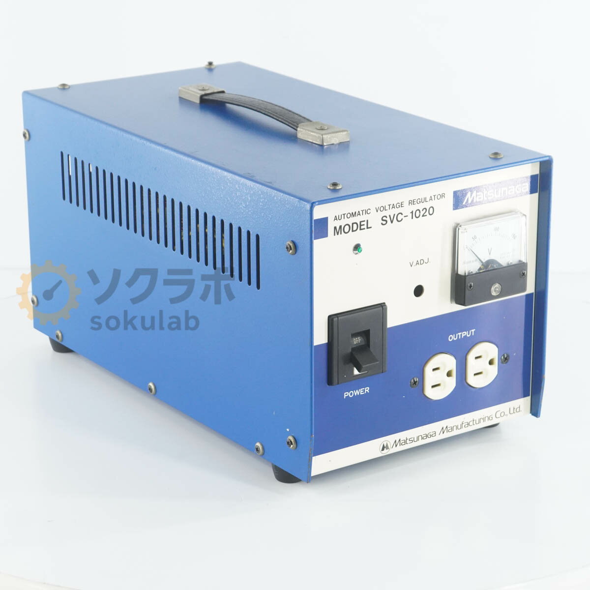 Rakuten - 【中古】[JB]保証なし Matsunaga SVC-1020 Stavol AVR AUTOMATIC VOLTAGE REGULATOR 定電圧電源装置 [08298-0024]