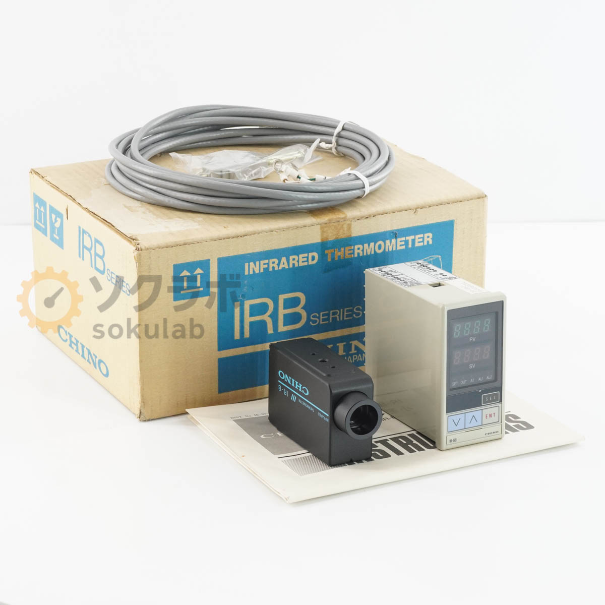 乐天商城 - 【中古】[DW]8日保証 CHINO IR-BT1 IR-GB INFRARED THERMOMETER 小形放射温度計 取扱説明書 [07902-0092]