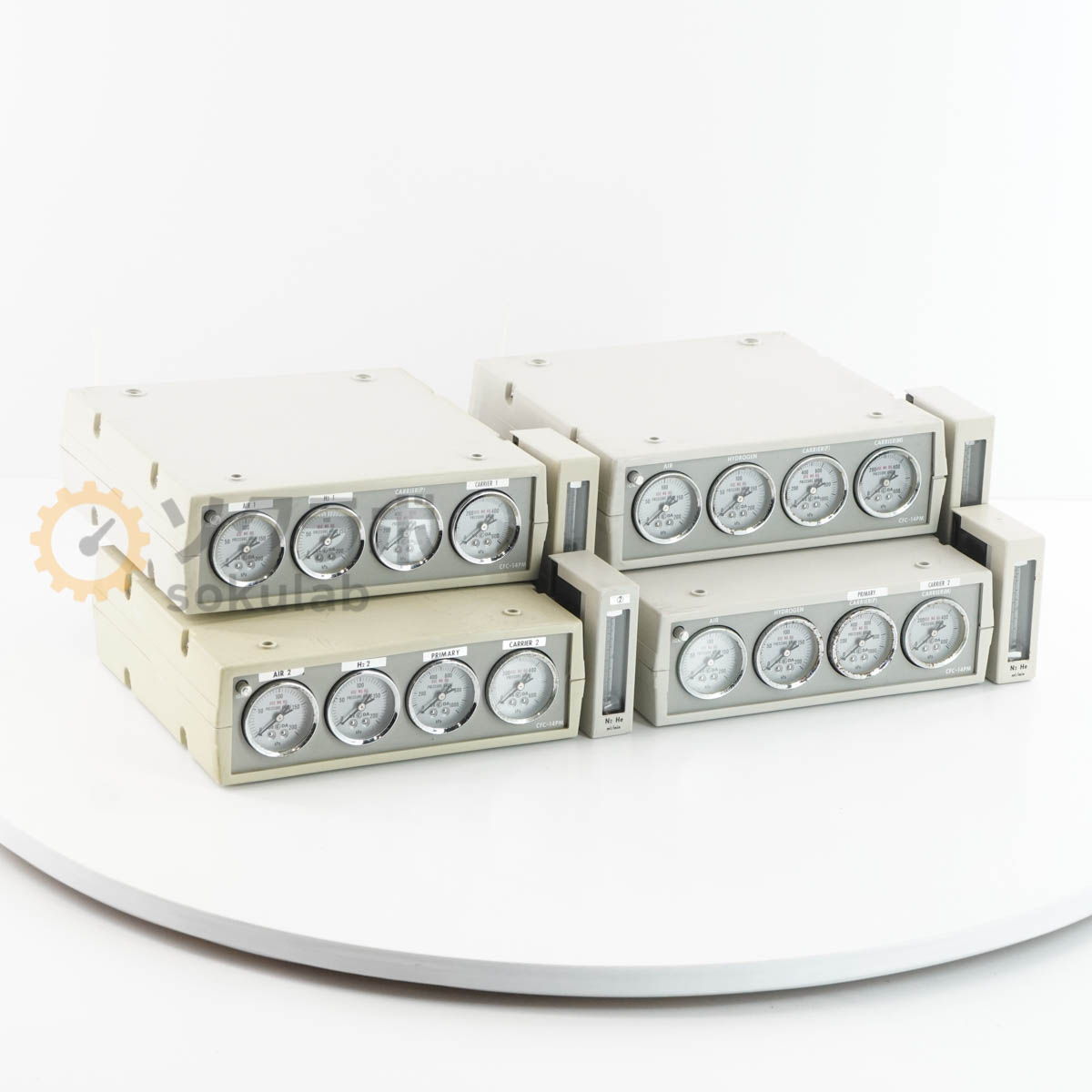 Rakuten - 【中古】[DW]8日保証 4台セット SHIMADZU CFC-14PM Flow Controller for GC Gas Chromatograph フローコントローラー ガスクロマト...[07902-0105]
