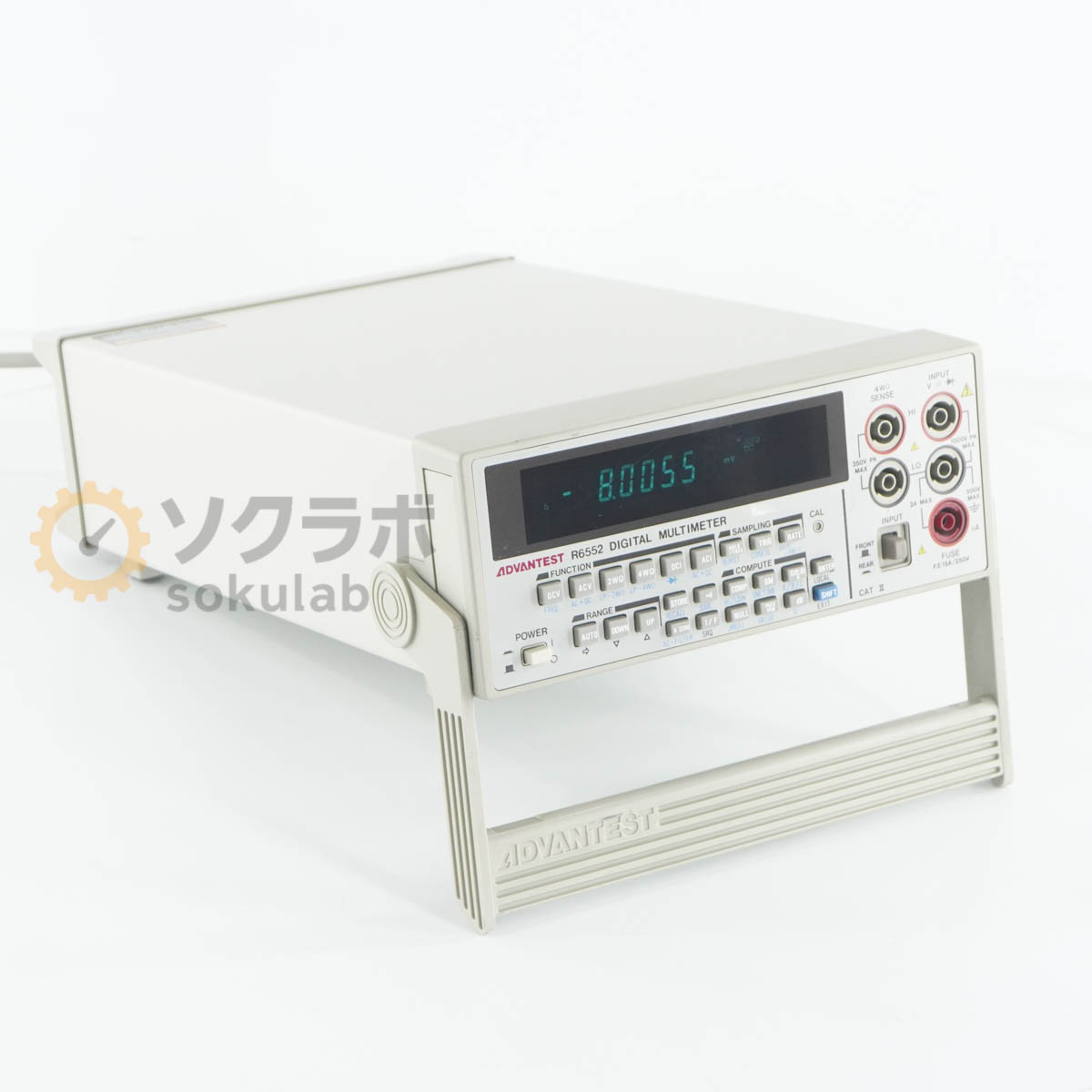【中古】 DW 8日保証 ADVANTEST R6552 DMM DIGITAL MULTIMETER アドバンテスト デジタルマルチメーター 08080-0004