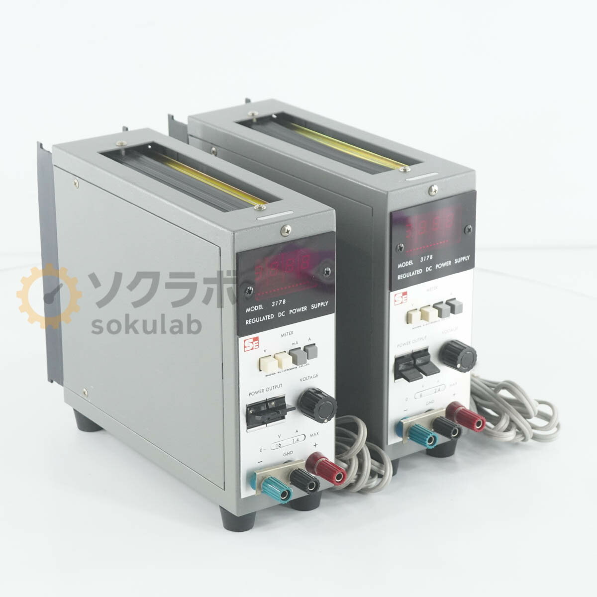 Rakuten - 【中古】[JB]保証なし セット SHOWA 317B SE REGULATED DC POWER SUPPLY 昭和エレクトロニクス 直流安定化電源 DC電源 直流電源 [08148-0016]
