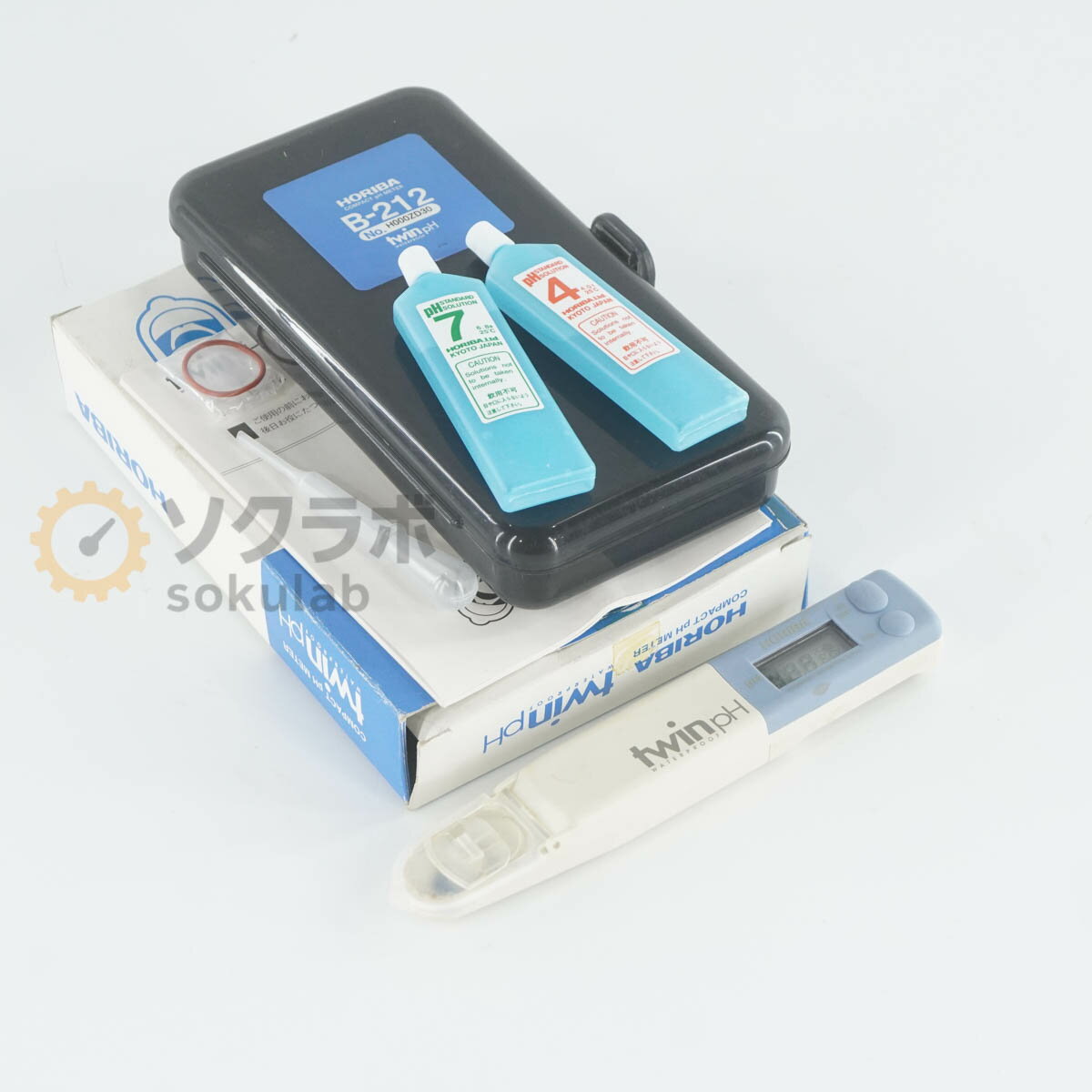Rakuten - 【中古】[DW]8日保証 HORIBA B-212 twinpH COMPACT pH METER コンパクトpHメーター pH計 取扱説明書 [08416-0006]