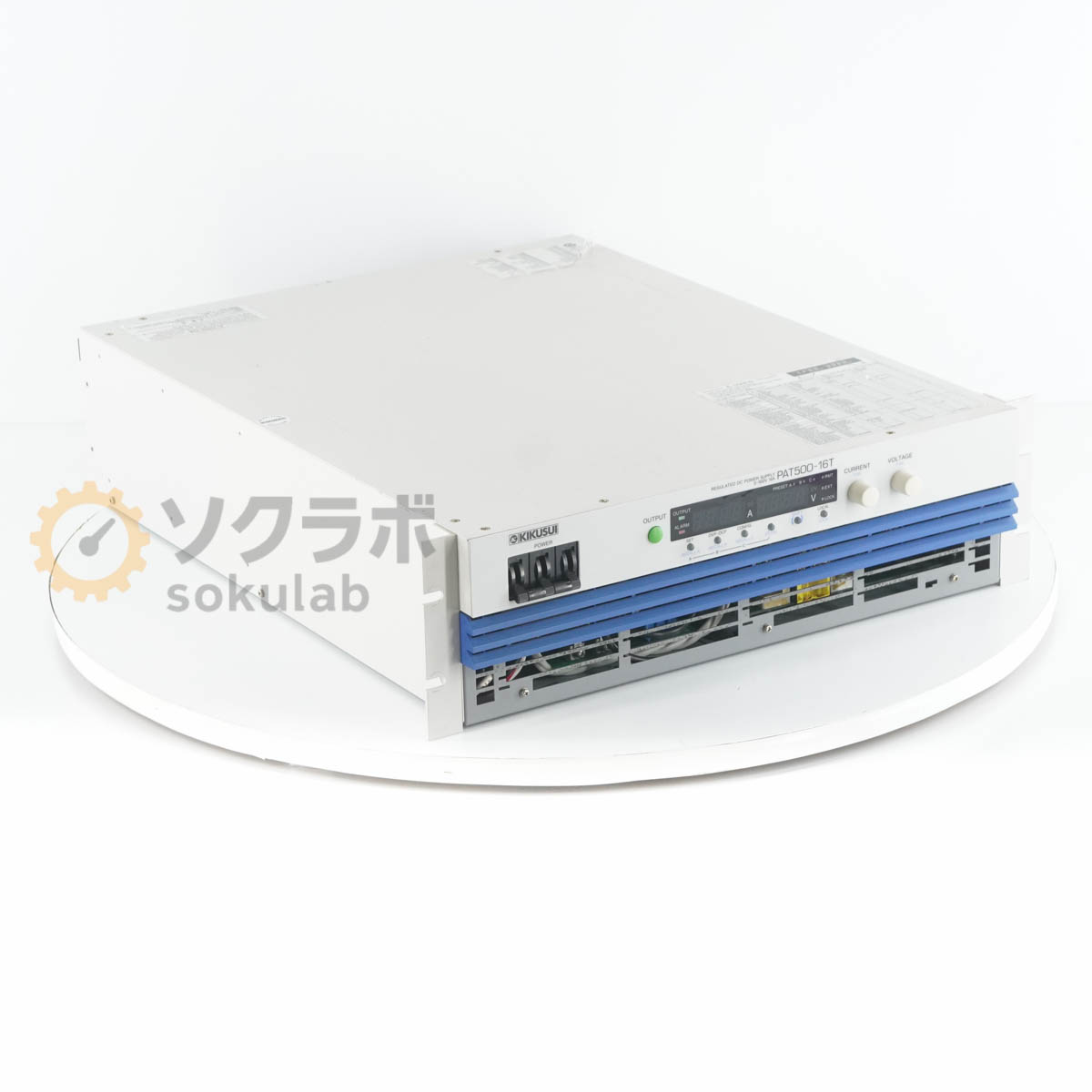 乐天商城 - 【中古】[DW]8日保証 KIKUSUI PAT500-16T 0-500V 16A 三相200 REGULATED DC POWER SUPPLY 菊水 直流安定化電源 高効率大容量スイッチング電源 DC電源 直流電源 [07896-0014]