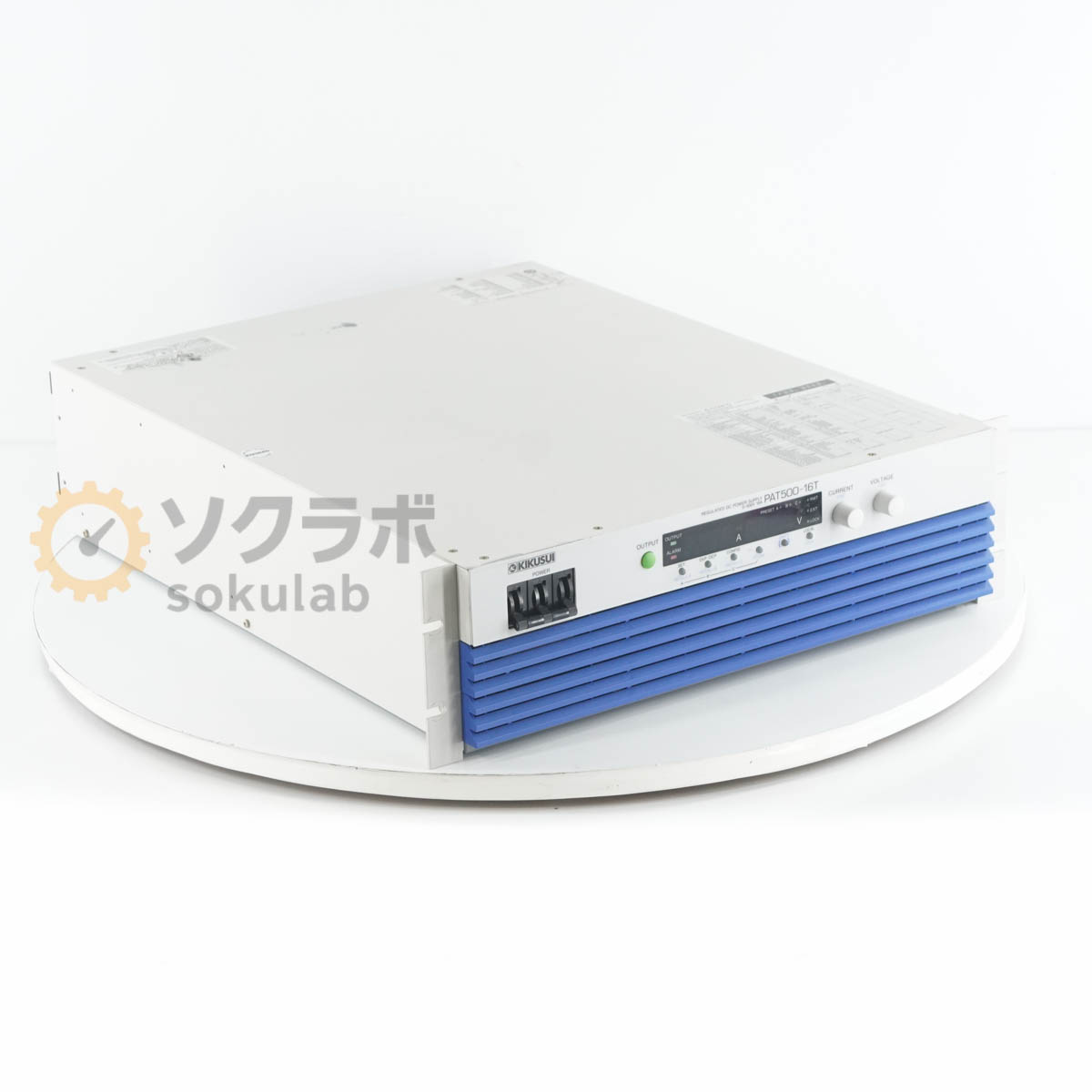 8日保証 KIKUSUI PAT500-16T 0-500V 16A 三相200 REGULATED DC POWER SUPPLY 菊水 直流安定化電源 高効率大容量スイッチング電源 DC電源 直流電源 