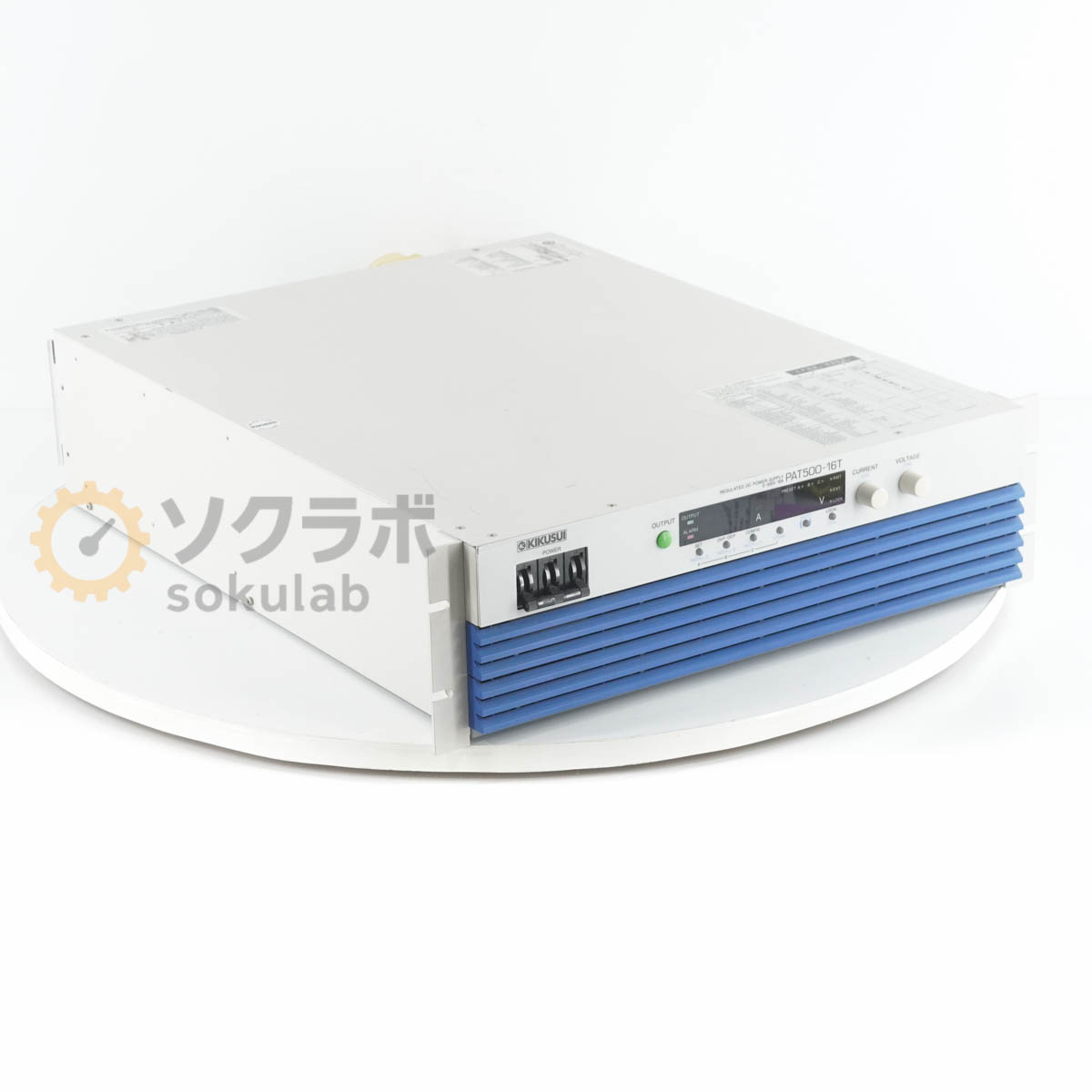 8日保証 KIKUSUI PAT500-16T 0-500V 16A 三相200 REGULATED DC POWER SUPPLY 菊水 直流安定化電源 高効率大容量スイッチング電源 DC電源 直流電源 