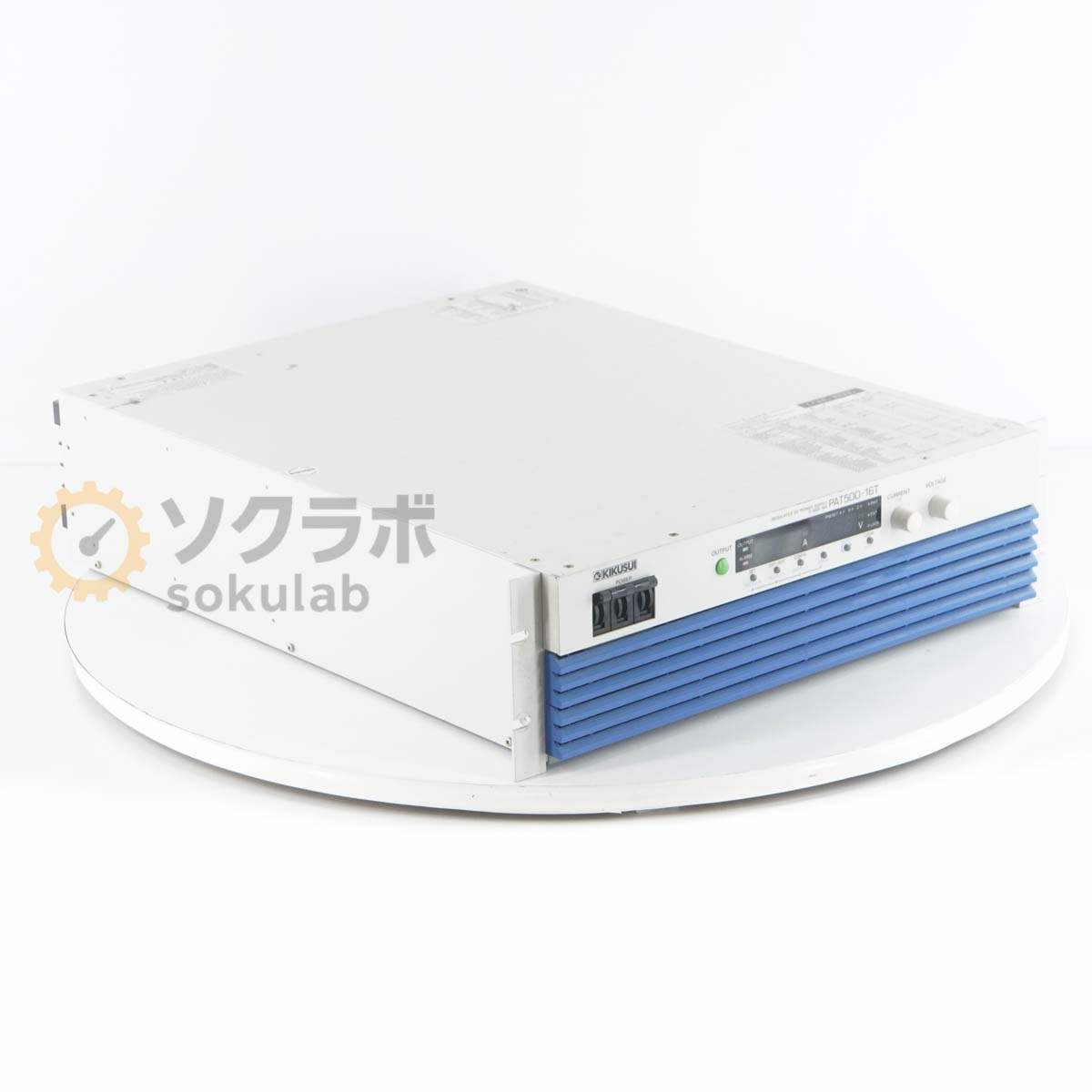 乐天商城 - 【中古】[DW]8日保証 KIKUSUI PAT500-16T 0-500V 16A 三相200 REGULATED DC POWER SUPPLY 菊水 直流安定化電源 高効率大容量スイッチング電源 DC電源 直流電源 [07896-0099]