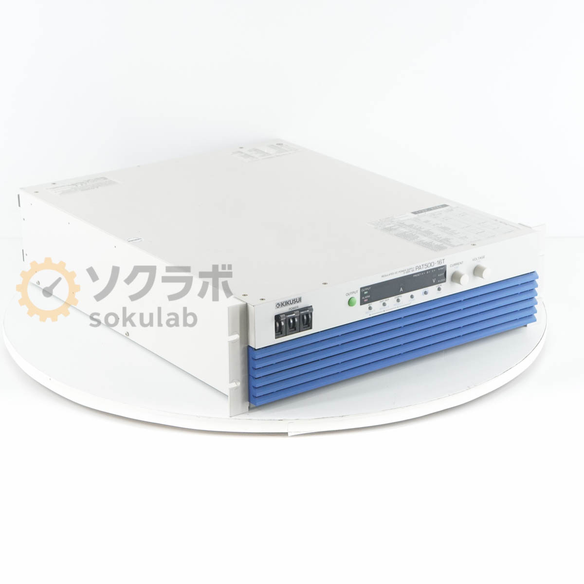 8日保証 KIKUSUI PAT500-16T 0-500V 16A 三相200 REGULATED DC POWER SUPPLY 菊水 直流安定化電源 高効率大容量スイッチング電源 DC電源 直流電源 