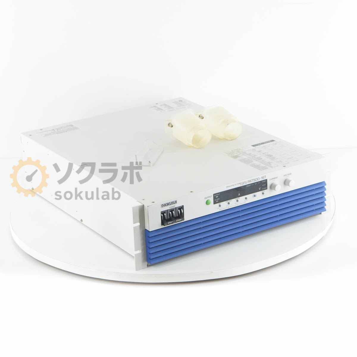 乐天商城 - 【中古】[DW]8日保証 KIKUSUI PAT500-16T 0-500V 16A 三相200 REGULATED DC POWER SUPPLY 菊水 直流安定化電源 高効率大容量スイッチング電源 DC電源 直流電源 [07896-0115]