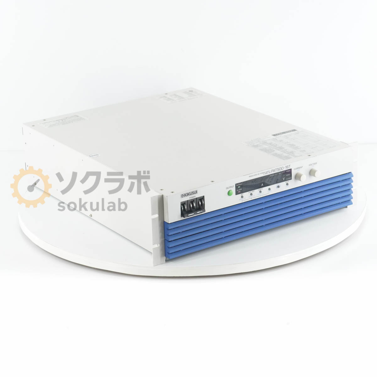 8日保証 KIKUSUI PAT500-16T 0-500V 16A 三相200 REGULATED DC POWER SUPPLY 菊水 直流安定化電源 高効率大容量スイッチング電源 DC電源 直流電源 