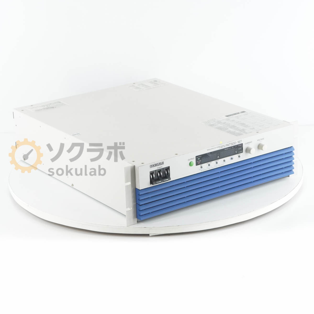 8日保証 KIKUSUI PAT500-16T 0-500V 16A 三相200 REGULATED DC POWER SUPPLY 菊水 直流安定化電源 高効率大容量スイッチング電源 DC電源 直流電源 