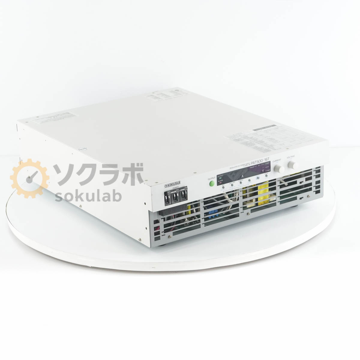 乐天商城 - 【中古】[DW]8日保証 KIKUSUI PAT500-16T 0-500V 16A 三相200 REGULATED DC POWER SUPPLY 菊水 直流安定化電源 高効率大容量スイッチング電源 DC電源 直流電源 [07896-0119]