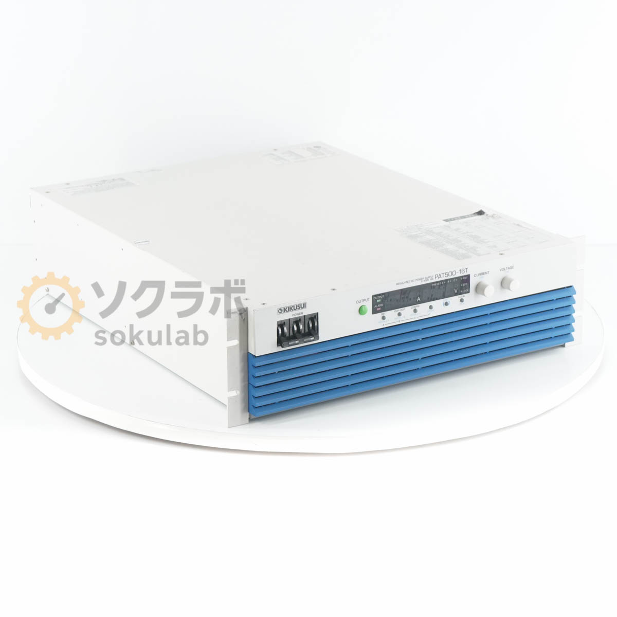 8日保証 KIKUSUI PAT500-16T 0-500V 16A 三相200 REGULATED DC POWER SUPPLY 菊水 直流安定化電源 高効率大容量スイッチング電源 DC電源 直流電源 