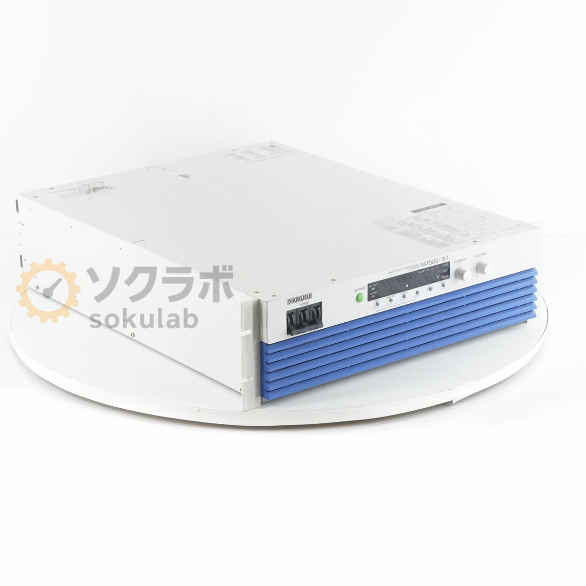 8日保証 KIKUSUI PAT500-16T 0-500V 16A 三相200 REGULATED DC POWER SUPPLY 菊水 直流安定化電源 高効率大容量スイッチング電源 DC電源 直流電源 