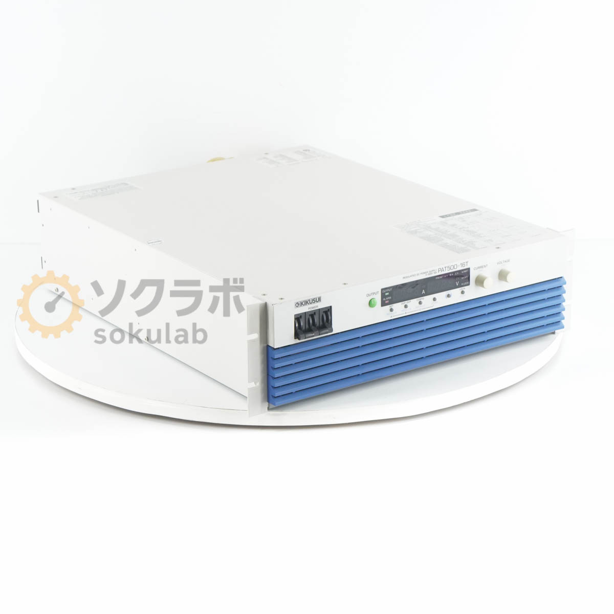 乐天商城 - 【中古】[DW]8日保証 KIKUSUI PAT500-16T 0-500V 16A 三相200 REGULATED DC POWER SUPPLY 菊水 直流安定化電源 高効率大容量スイッチング電源 DC電源 直流電源 [07896-0131]