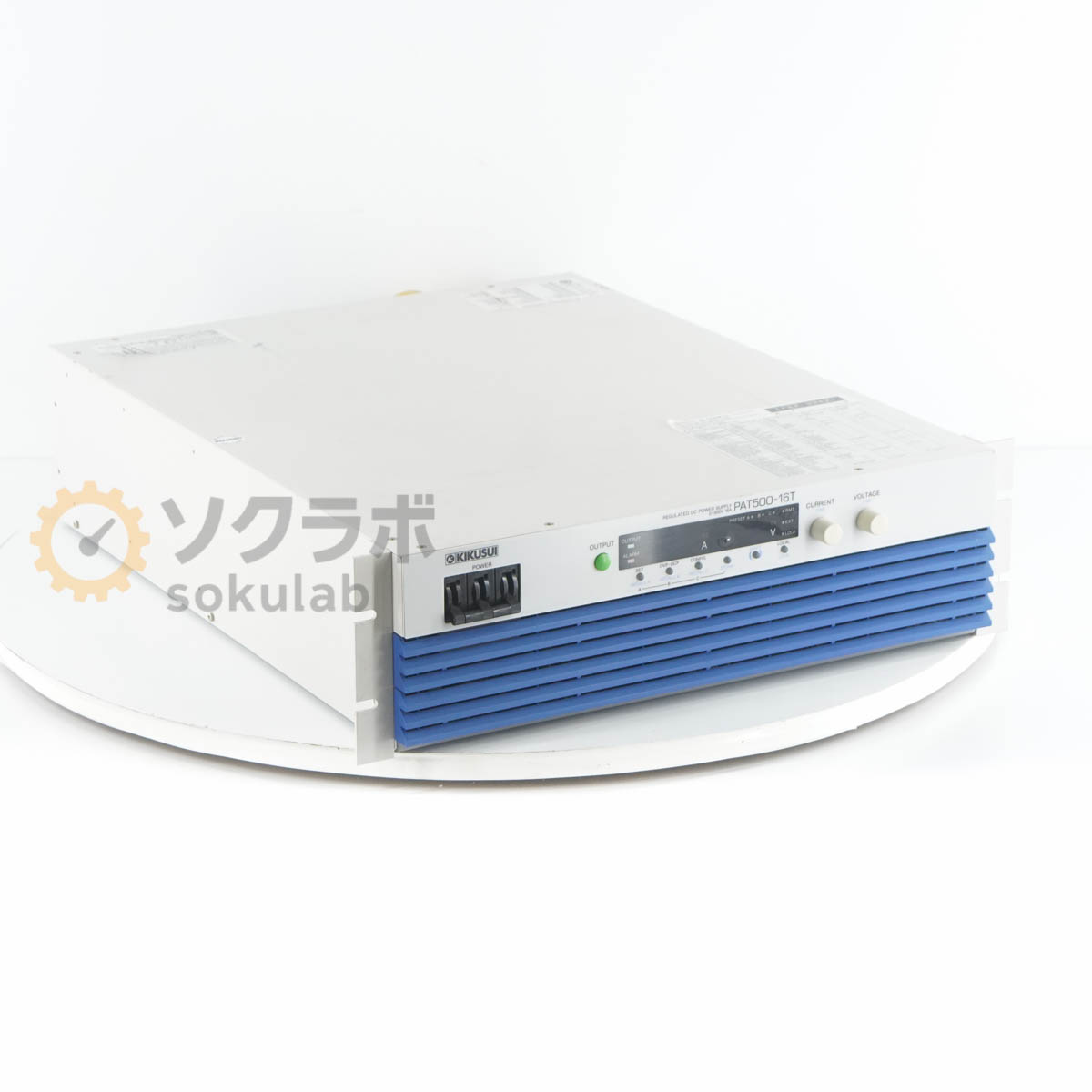8日保証 KIKUSUI PAT500-16T 0-500V 16A 三相200 REGULATED DC POWER SUPPLY 菊水 直流安定化電源 高効率大容量スイッチング電源 DC電源 直流電源 