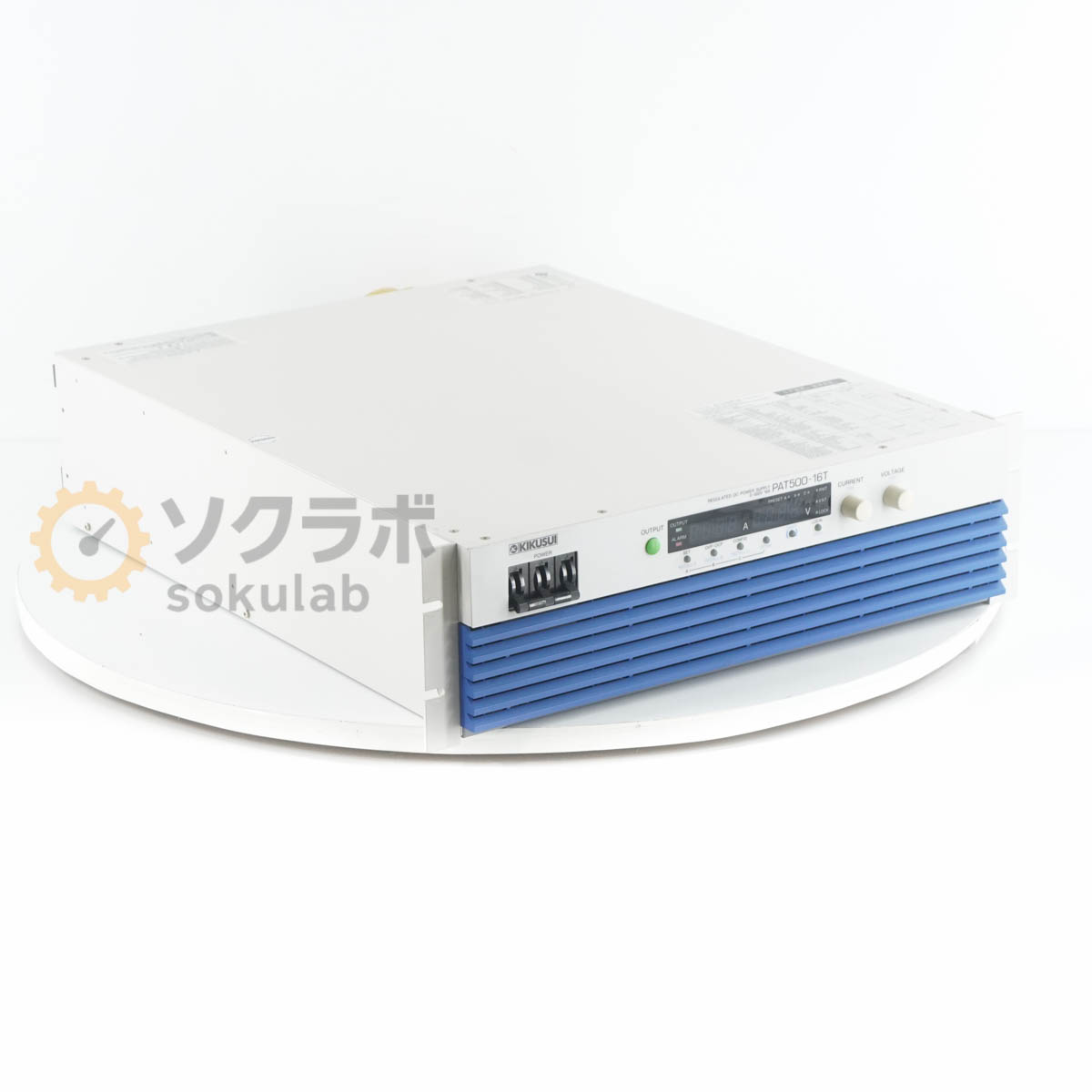 乐天商城 - 【中古】[DW]8日保証 KIKUSUI PAT500-16T 0-500V 16A 三相200 REGULATED DC POWER SUPPLY 菊水 直流安定化電源 高効率大容量スイッチング電源 DC電源 直流電源 [07896-0134]