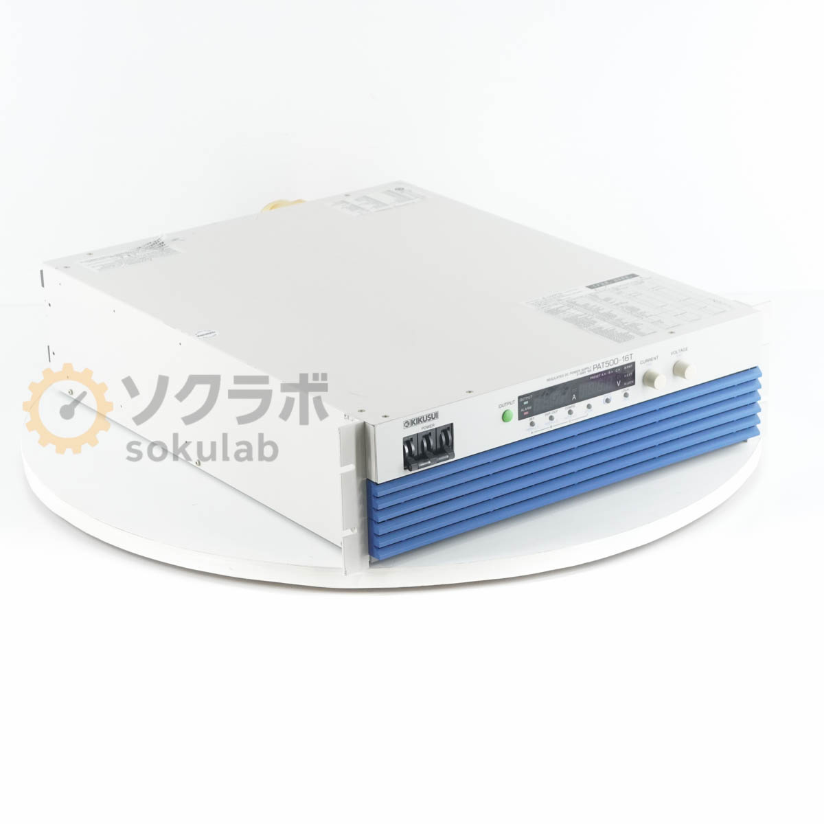 8日保証 KIKUSUI PAT500-16T 0-500V 16A 三相200 REGULATED DC POWER SUPPLY 菊水 直流安定化電源 高効率大容量スイッチング電源 DC電源 直流電源 