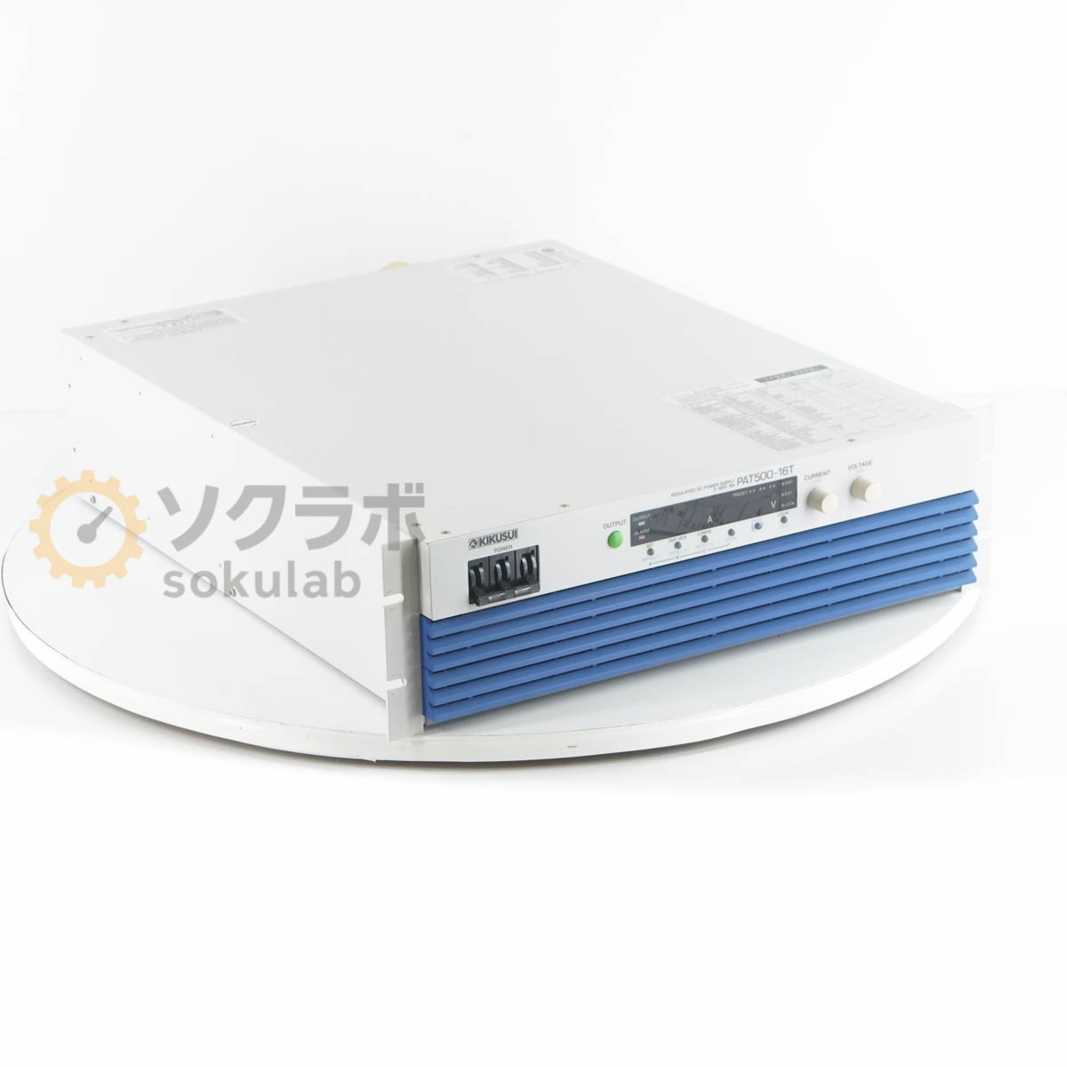 8日保証 KIKUSUI PAT500-16T 0-500V 16A 三相200 REGULATED DC POWER SUPPLY 菊水 直流安定化電源 高効率大容量スイッチング電源 DC電源 直流電源 