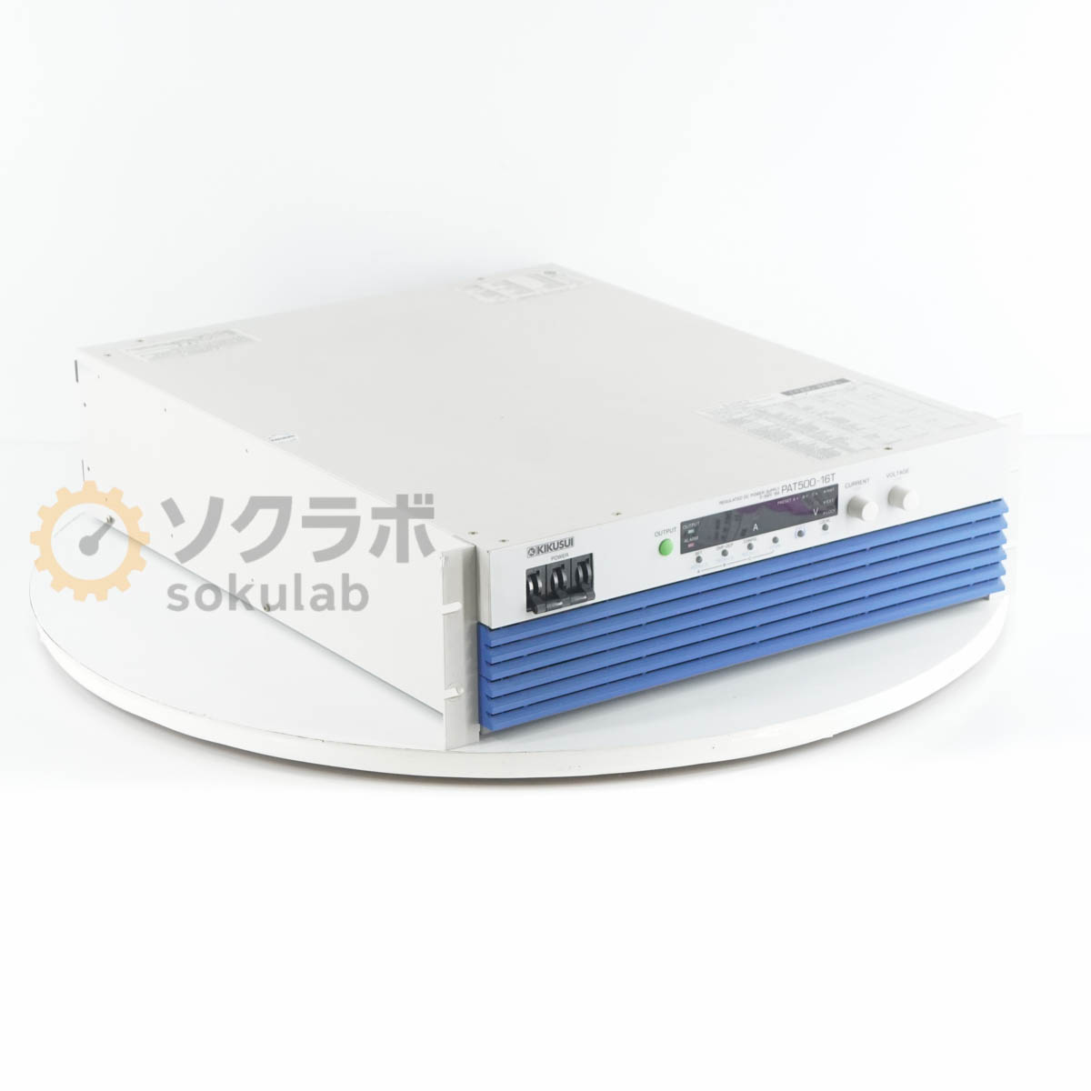 8日保証 KIKUSUI PAT500-16T 0-500V 16A 三相200 REGULATED DC POWER SUPPLY 菊水 直流安定化電源 高効率大容量スイッチング電源 DC電源 直流電源 
