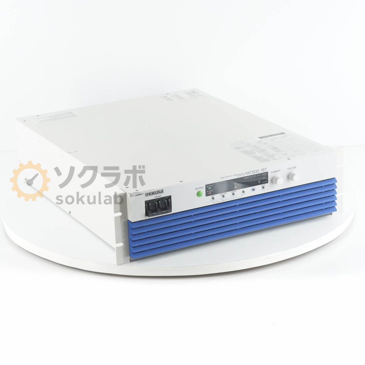 8日保証 KIKUSUI PAT500-16T 0-500V 16A 三相200 REGULATED DC POWER SUPPLY 菊水 直流安定化電源 高効率大容量スイッチング電源 DC電源 直流電源 