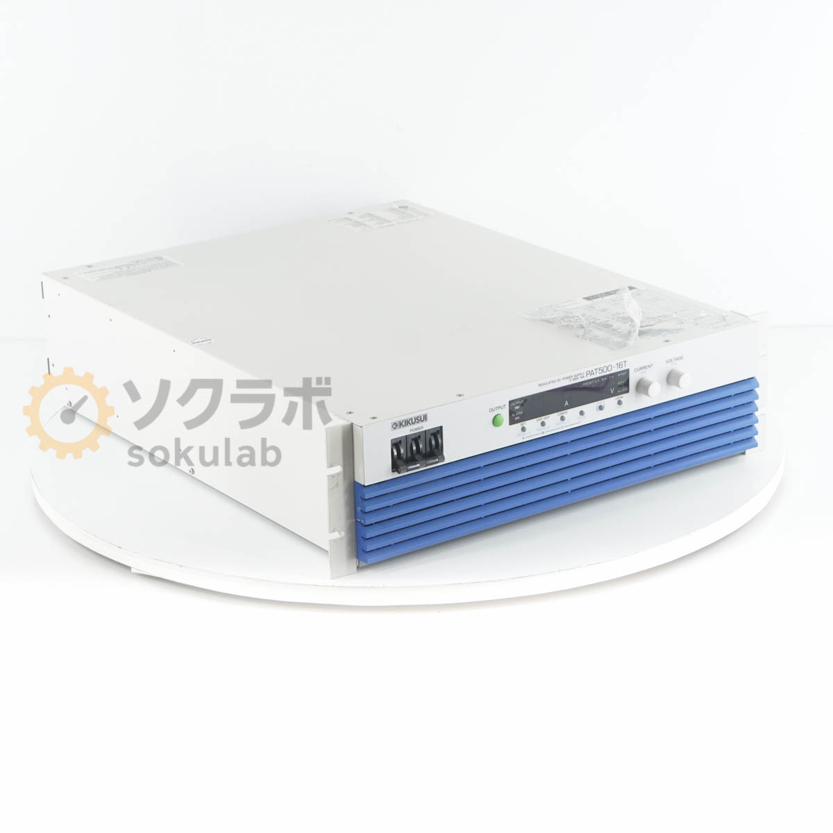 8日保証 KIKUSUI PAT500-16T 0-500V 16A 三相200 REGULATED DC POWER SUPPLY 菊水 直流安定化電源 高効率大容量スイッチング電源 DC電源 直流電源 