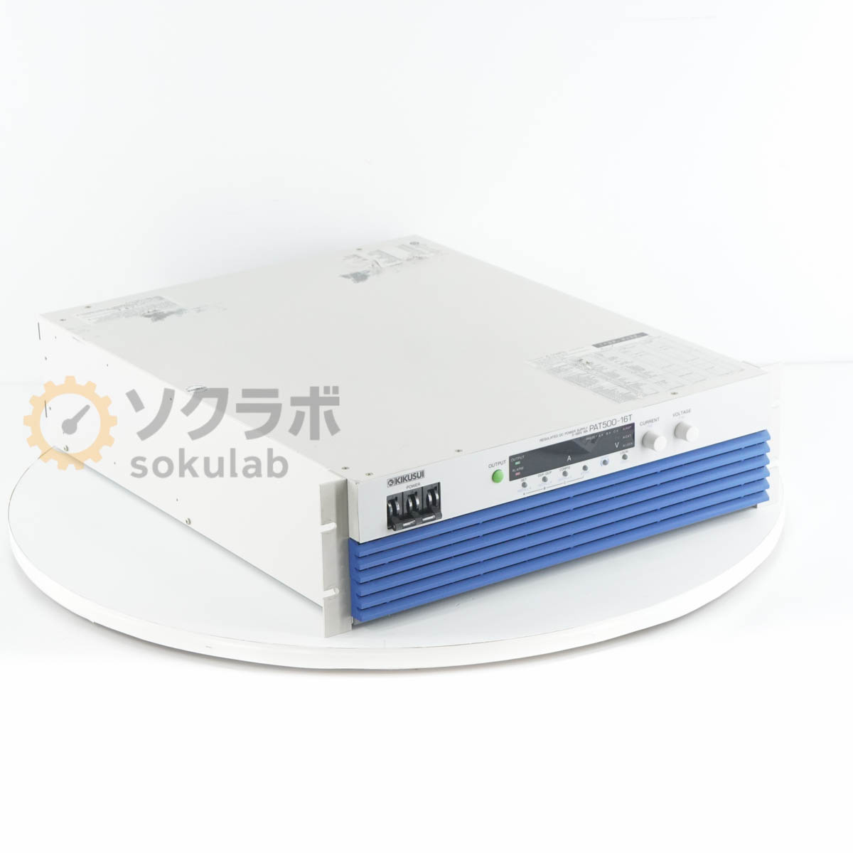 乐天商城 - 【中古】[DW]8日保証 KIKUSUI PAT500-16T 0-500V 16A 三相200 REGULATED DC POWER SUPPLY 菊水 直流安定化電源 高効率大容量スイッチング電源 DC電源 直流電源 [07896-0147]