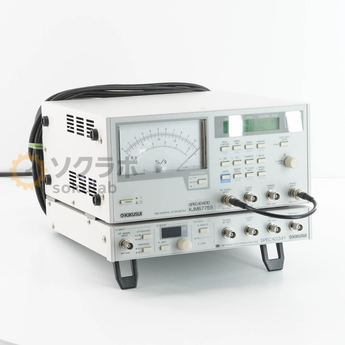 8日保証 KIKUSUI KJM6775S SPEC40400 TIME INTERVAL JITTER METER 