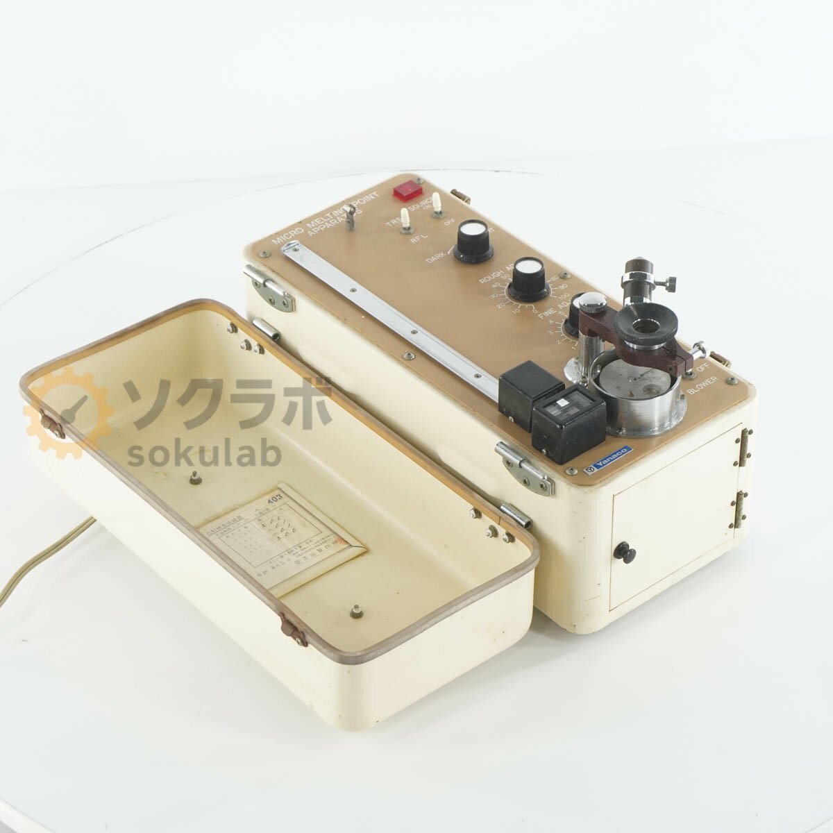 保証なし Yanaco MP-3 MICRO MELTING POINT APPARATUS 柳本製作所 ヤナコ 融点測定器 