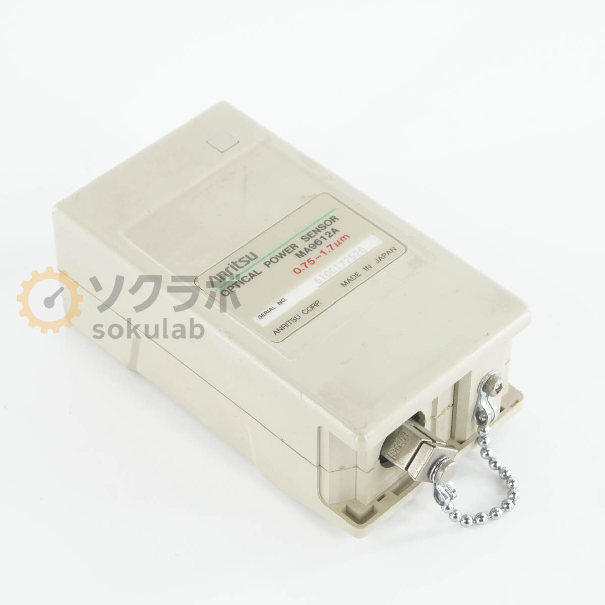 8日保証 Anritsu MA9612A 0.75-1.7μm OPTICAL POWER SENSOR アンリツ 光パワーセンサー オプティカルパワーセンサー 