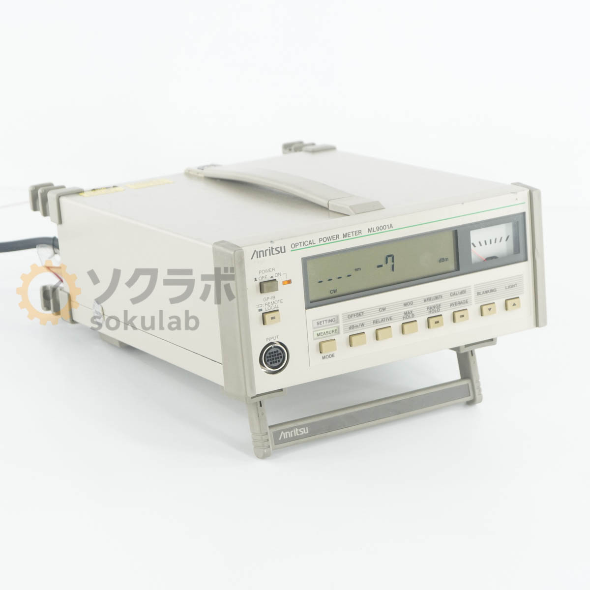 8日保証 Anritsu ML9001A OPTICAL POWER METER アンリツ 光パワーメーター オプティカルパワーメーター 