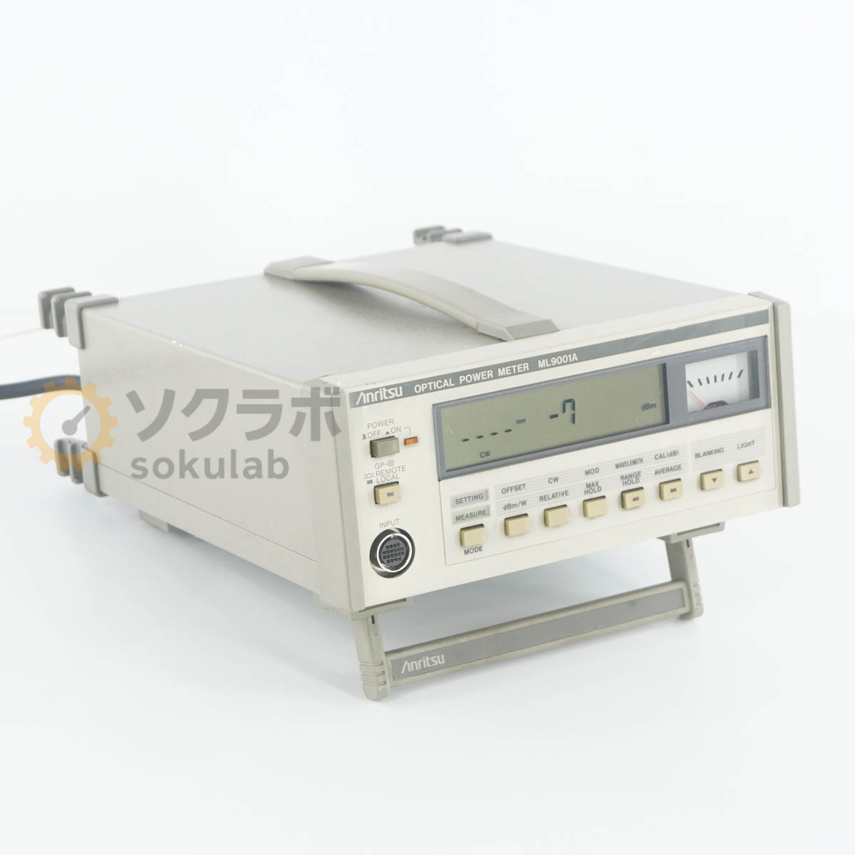 8日保証 Anritsu ML9001A OPTICAL POWER METER アンリツ 光パワーメーター オプティカルパワーメーター 