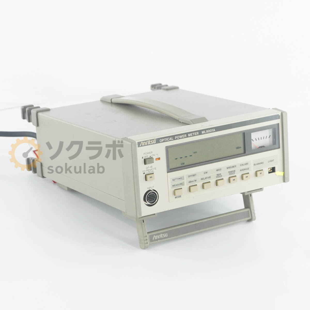 8日保証 Anritsu ML9001A OPTICAL POWER METER アンリツ 光パワーメーター オプティカルパワーメーター 