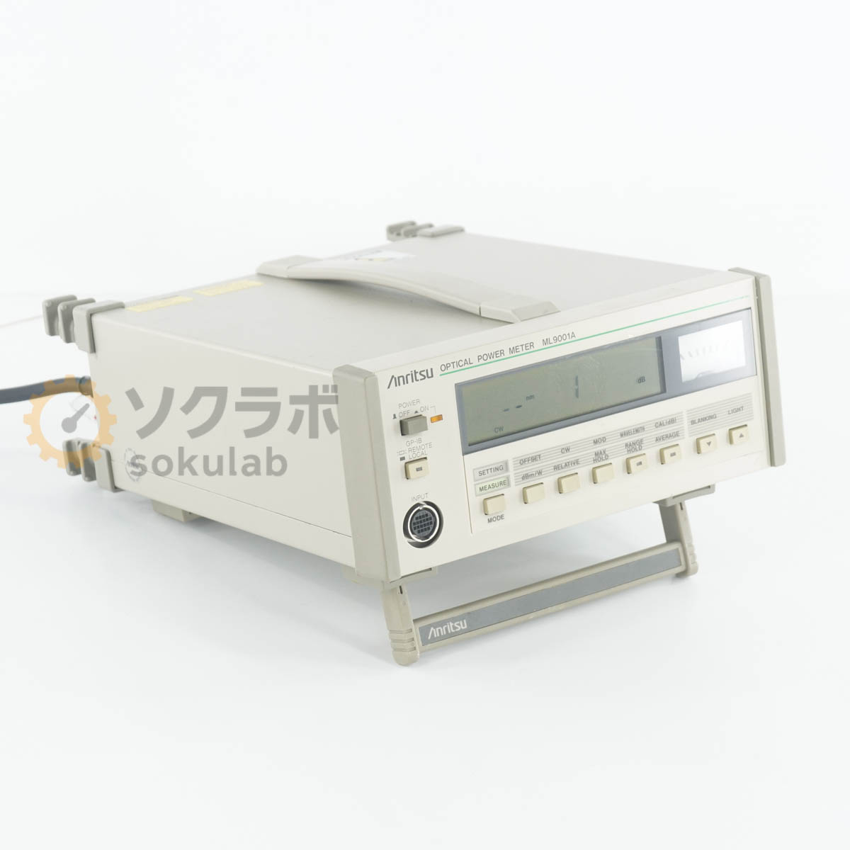 8日保証 Anritsu ML9001A OPTICAL POWER METER アンリツ 光パワーメーター オプティカルパワーメーター 
