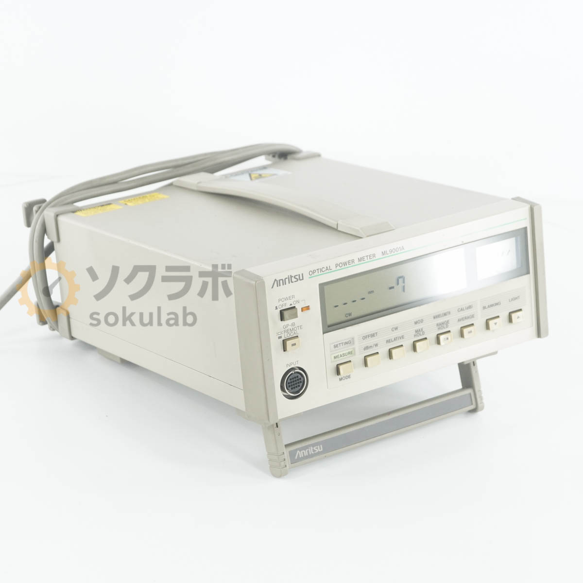8日保証 Anritsu ML9001A OPTICAL POWER METER アンリツ 光パワーメーター オプティカルパワーメーター 