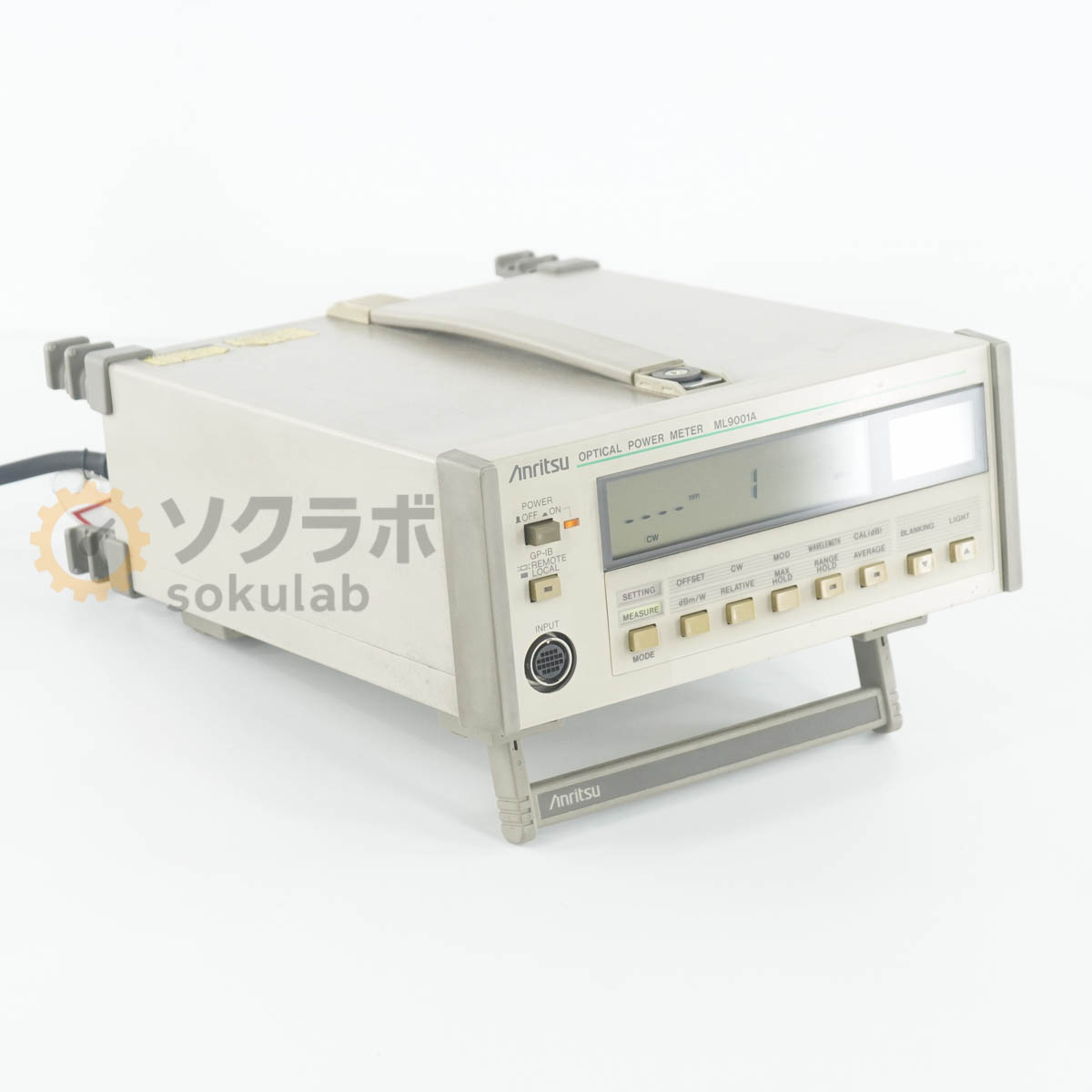 8日保証 Anritsu ML9001A OPTICAL POWER METER アンリツ 光パワーメーター オプティカルパワーメーター 
