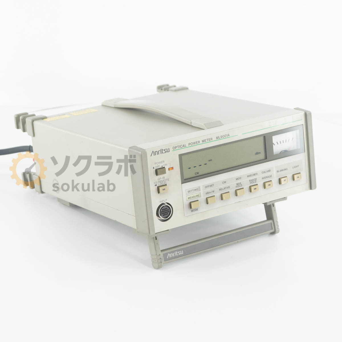 8日保証 Anritsu ML9001A OPTICAL POWER METER アンリツ 光パワーメーター オプティカルパワーメーター 