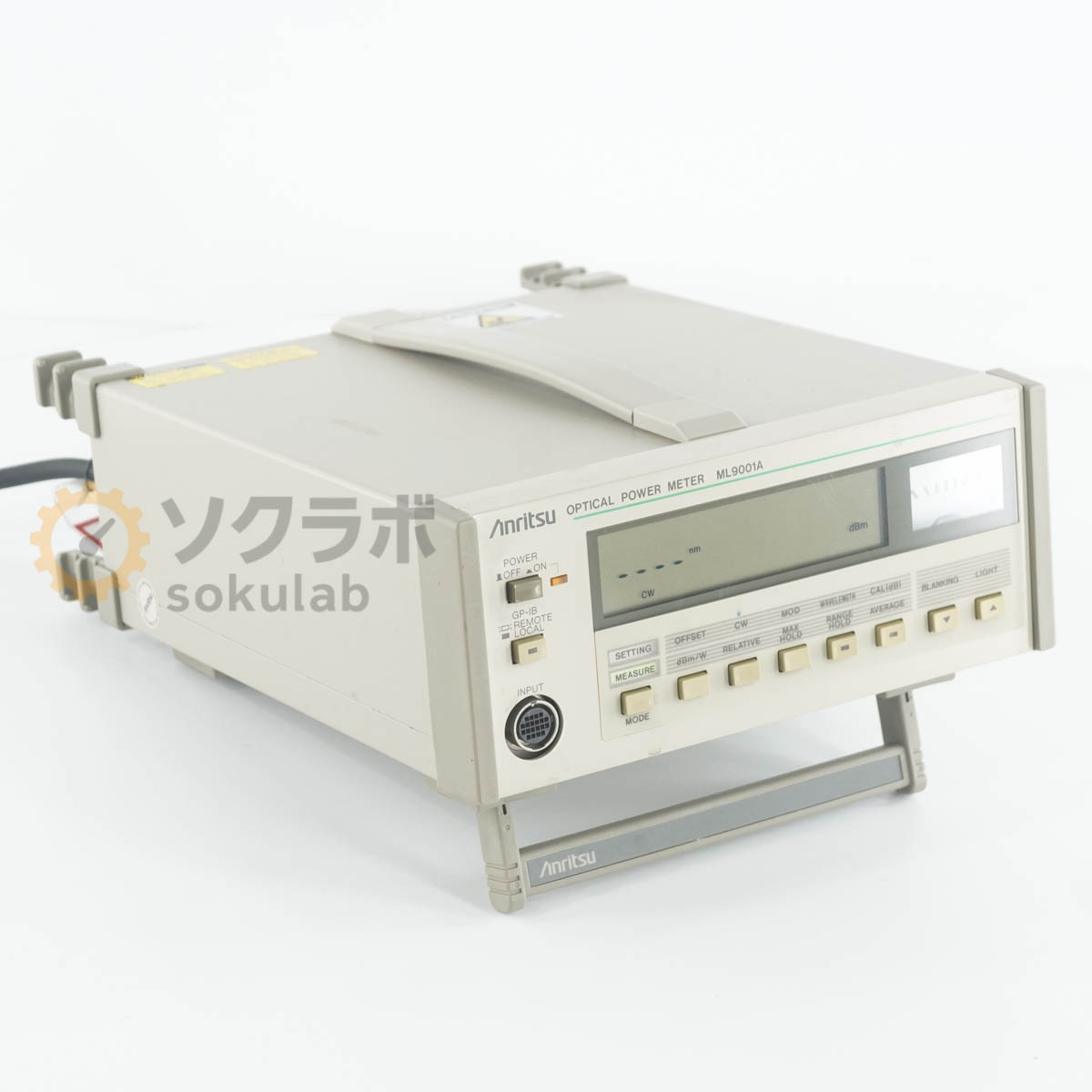8日保証 Anritsu ML9001A OPTICAL POWER METER アンリツ 光パワーメーター オプティカルパワーメーター 