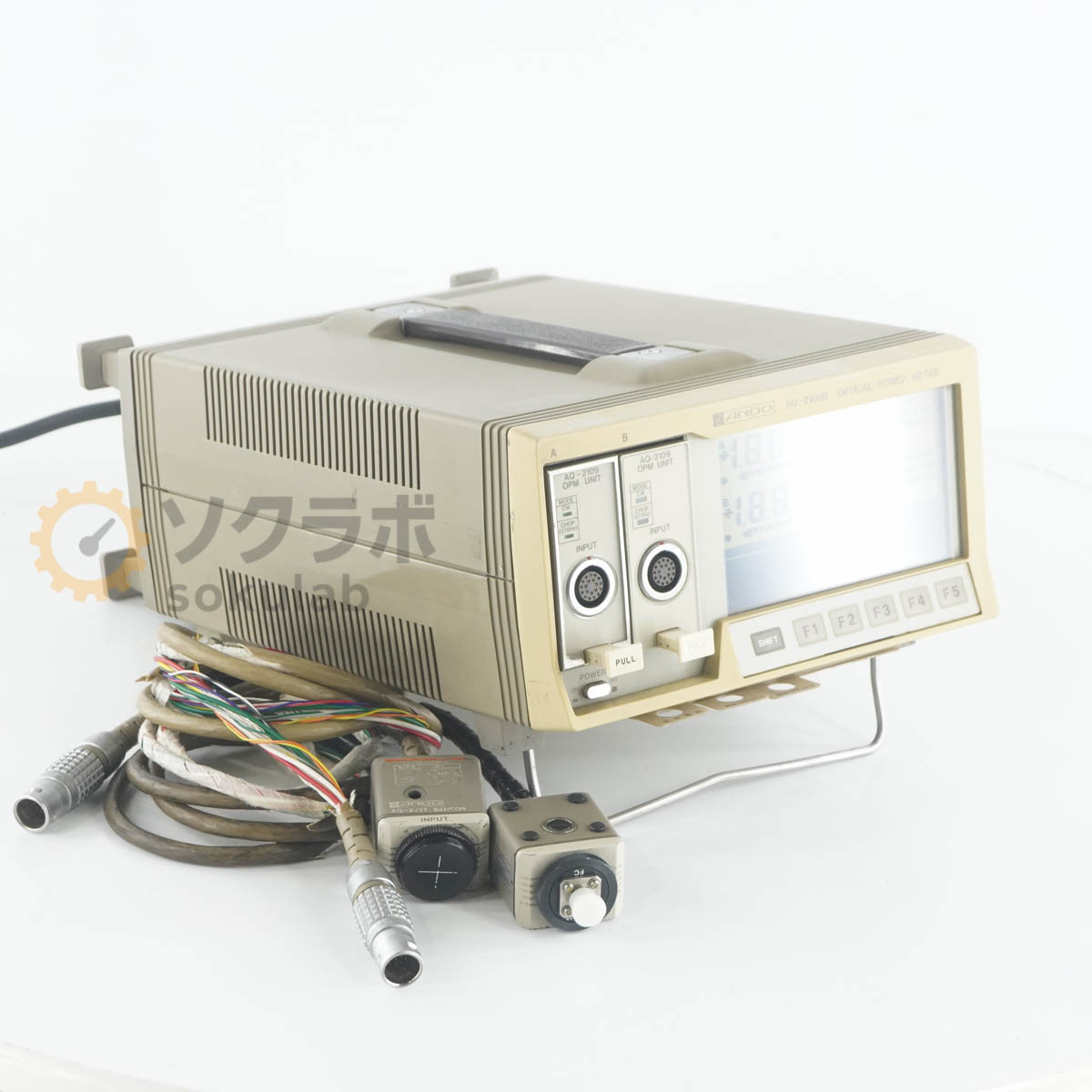 8日保証 ANDO AQ-2105B OPTICAL POWER METER OPM 安藤電気 光パワーメーター オプティカルパワーメーター 