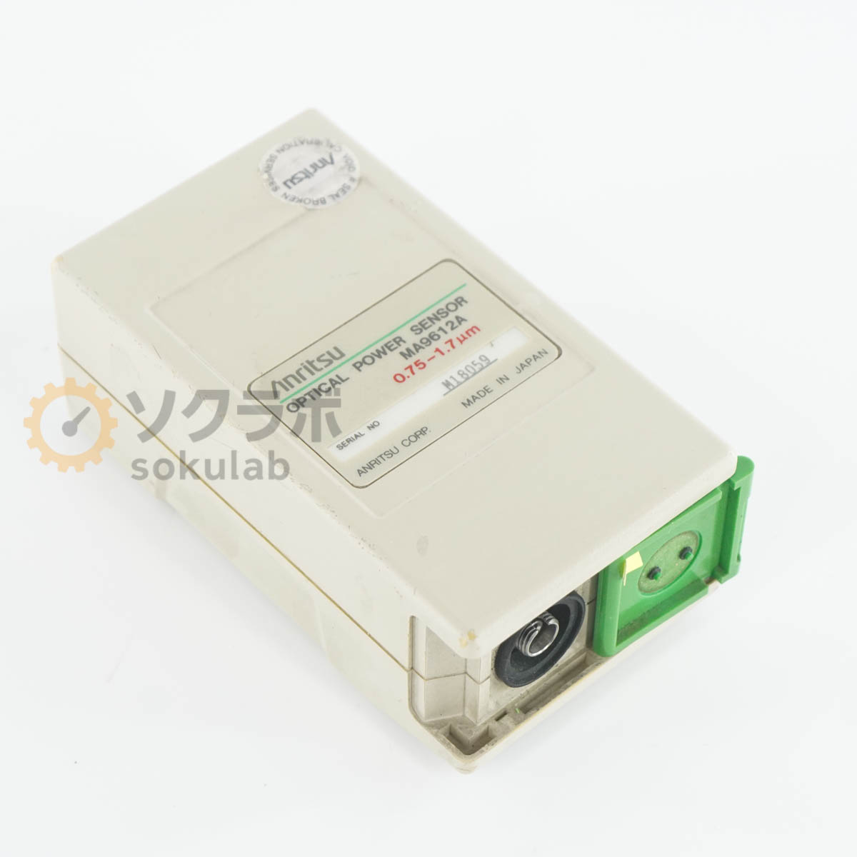 8日保証 Anritsu MA9612A 0.75-1.7μm OPTICAL POWER SENSOR アンリツ 光パワーセンサー オプティカルパワーセンサー 