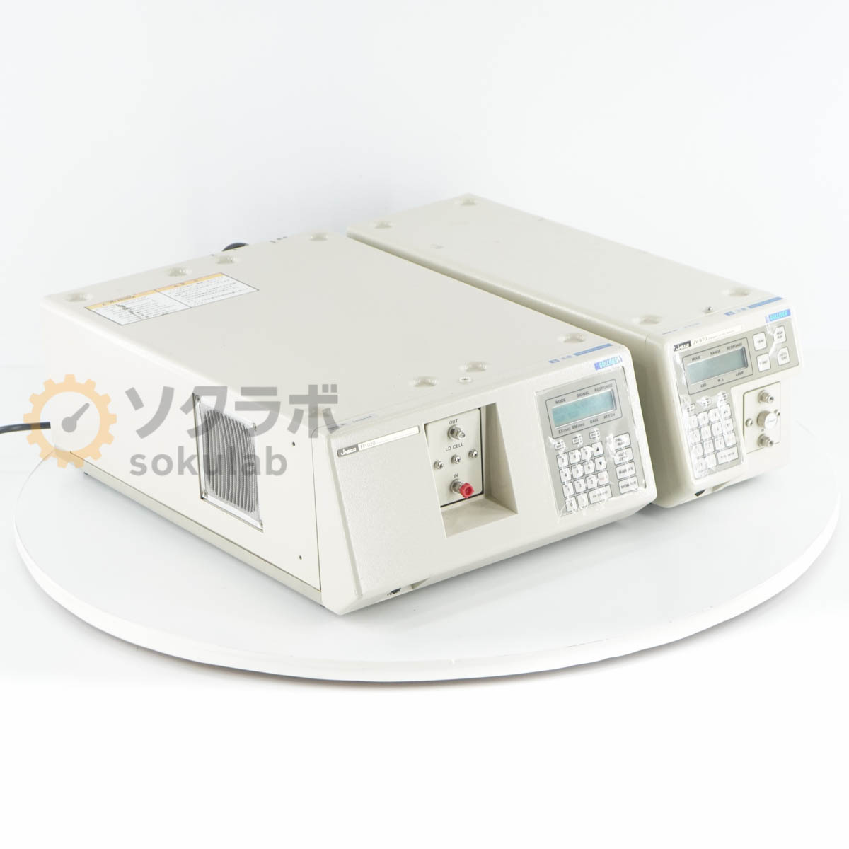 8日保証 セット JASCO FP-920 UV-970 GULLIVER HPLC 日本分光 液クロ Fluorescence Detector UV/VIS Detector 分光蛍光検出器 紫外可視検出… 