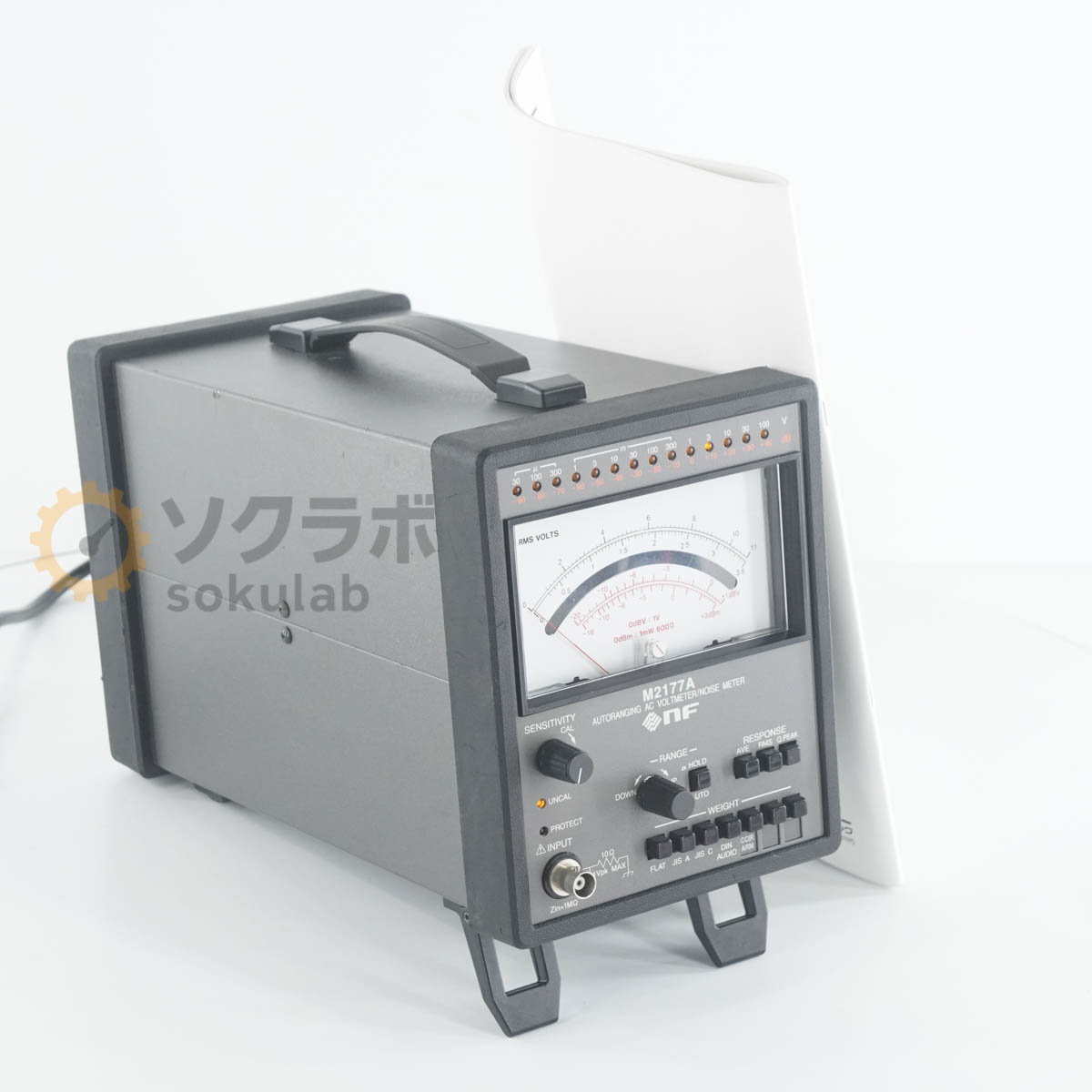 保証なし NF M2177A AUTORANGING AC VOLTMETER/NOISE METER エヌエフ回路設計ブロック オートレンジング交流電圧計/ノイズメーター 